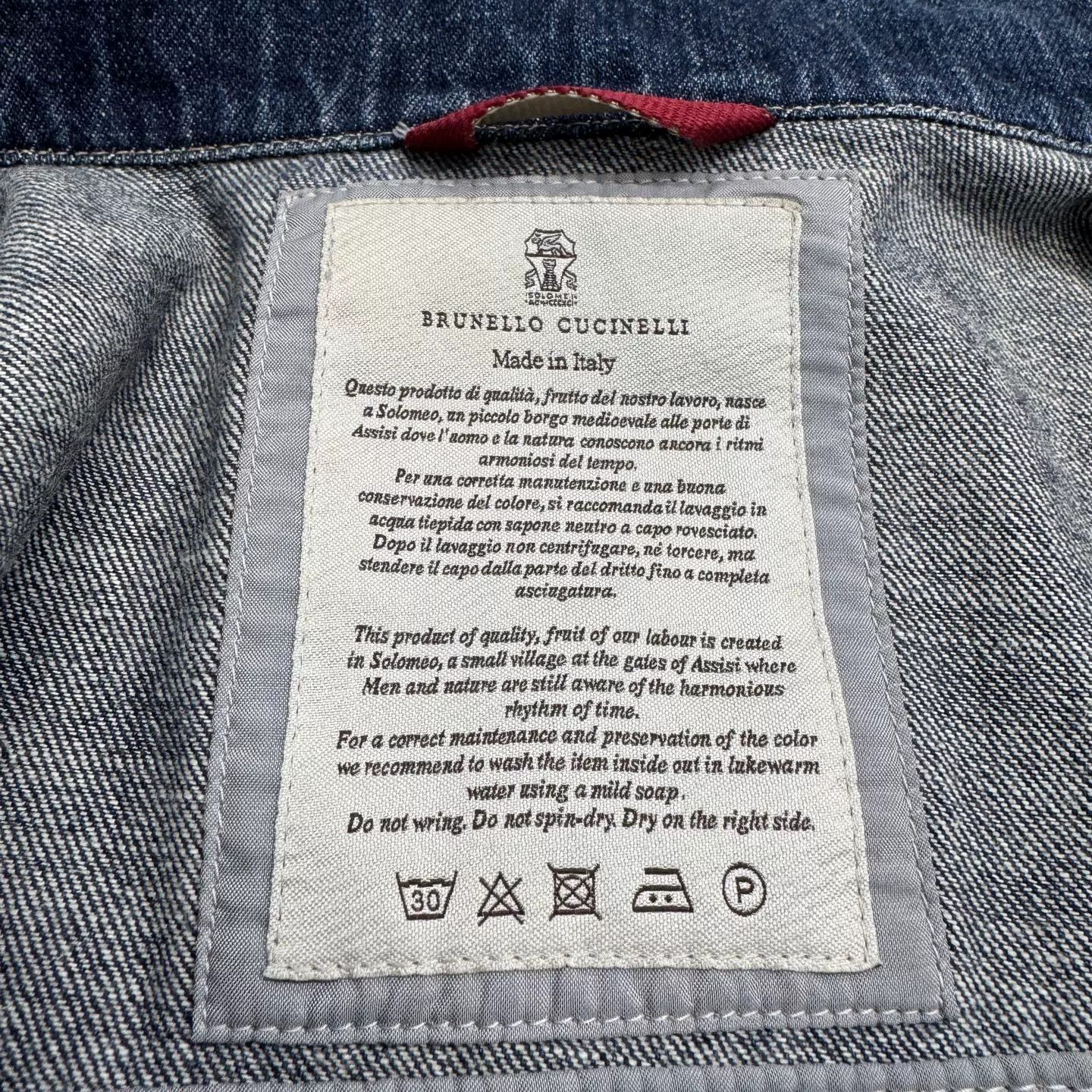 Brunello Cucinelli Brunello Cucinelli Denim Jacket Size US M / EU 48-50 / 2 - 3 Thumbnail