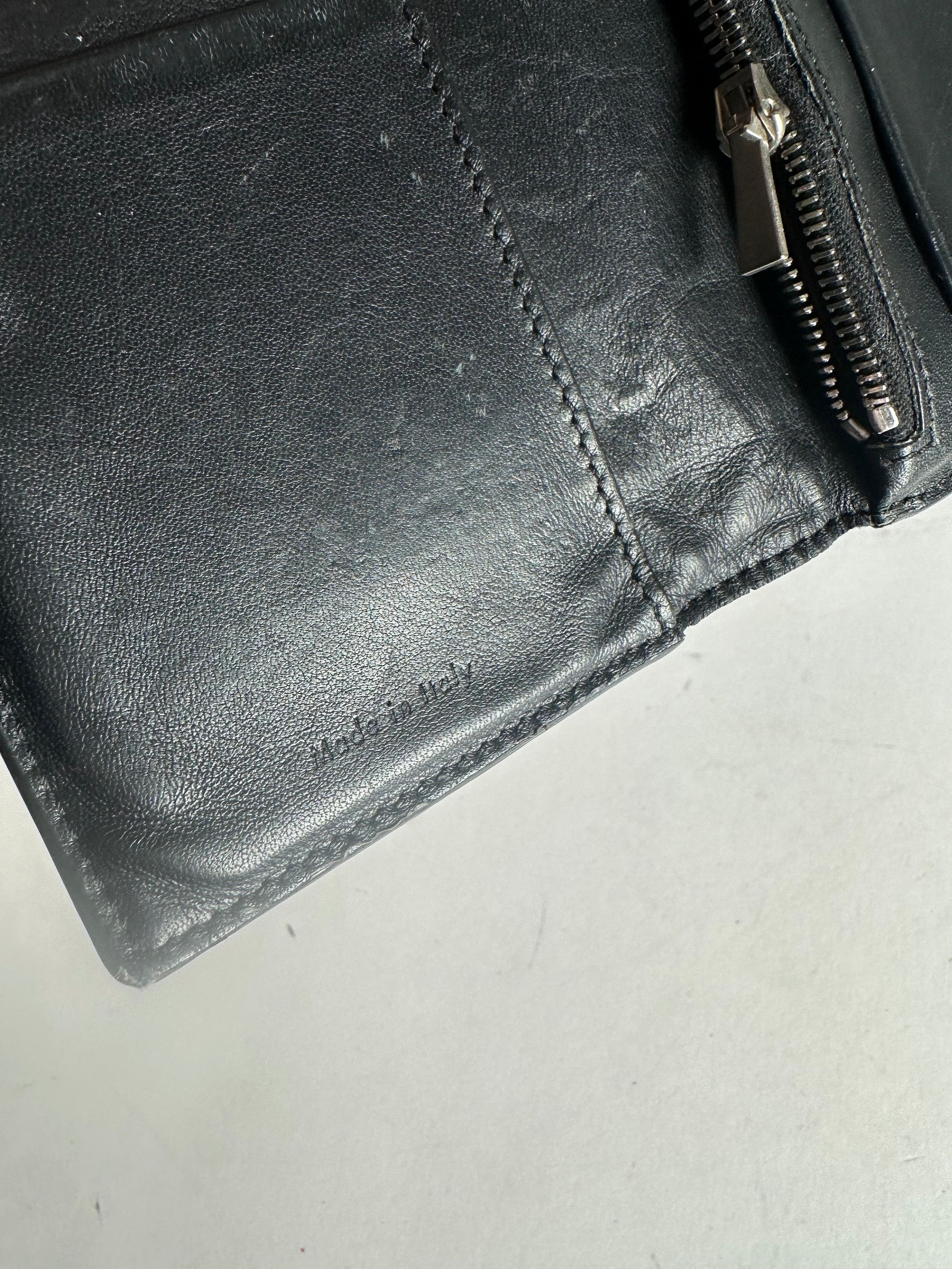 Celine Vintage Paris Leather Keychain Wallet Black White Size ONE SIZE - 5 Thumbnail