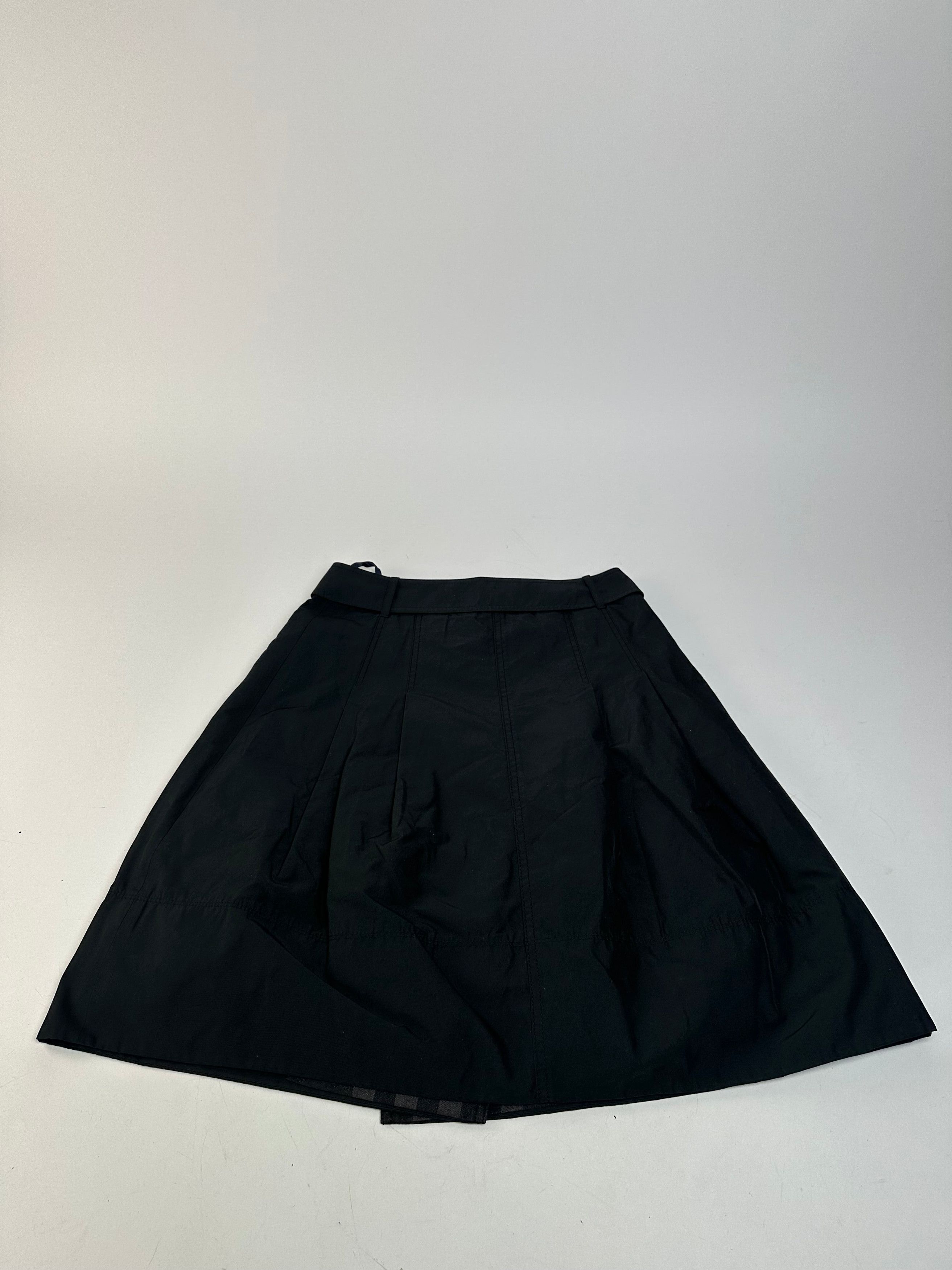 Burberry Vintage Polyester Belt Skirt Black M Size 30" / US 8 / IT 44 - 9 Thumbnail