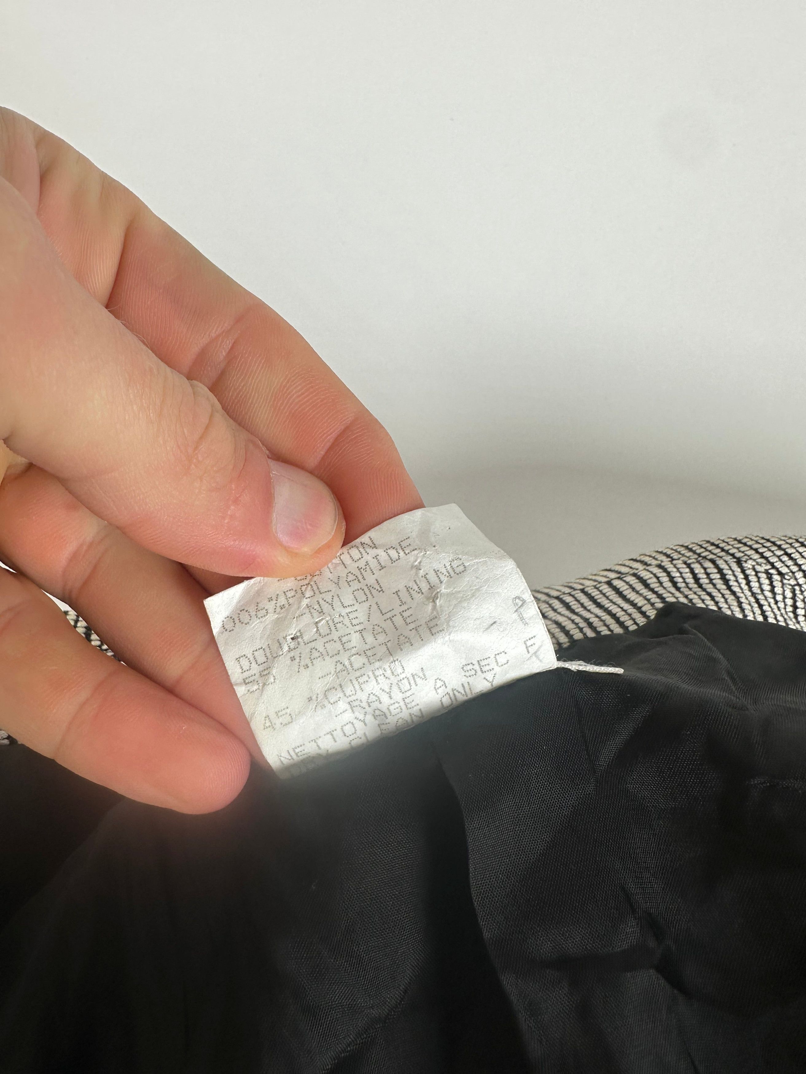 Other Vintage Yves Saint Laurent Wool Blazer / Short Coat Grey Bla Size M / US 6-8 / IT 42-44 - 13 Thumbnail
