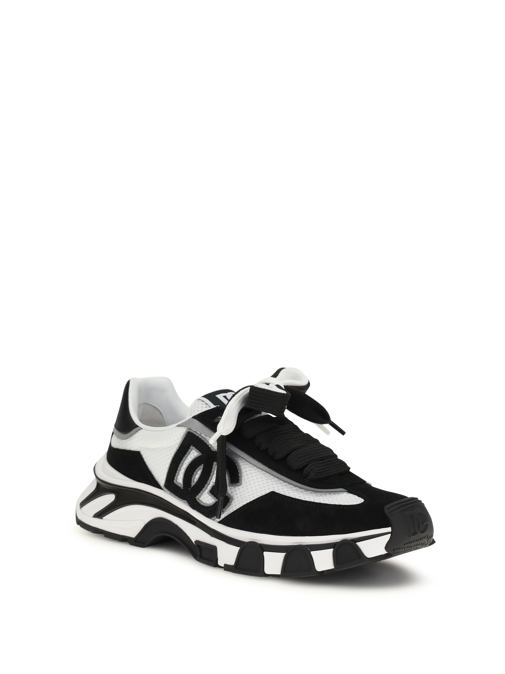 Dolce & Gabbana Leather and mesh Sneakers Size US 11.5 / EU 44-45 - 2 Thumbnail