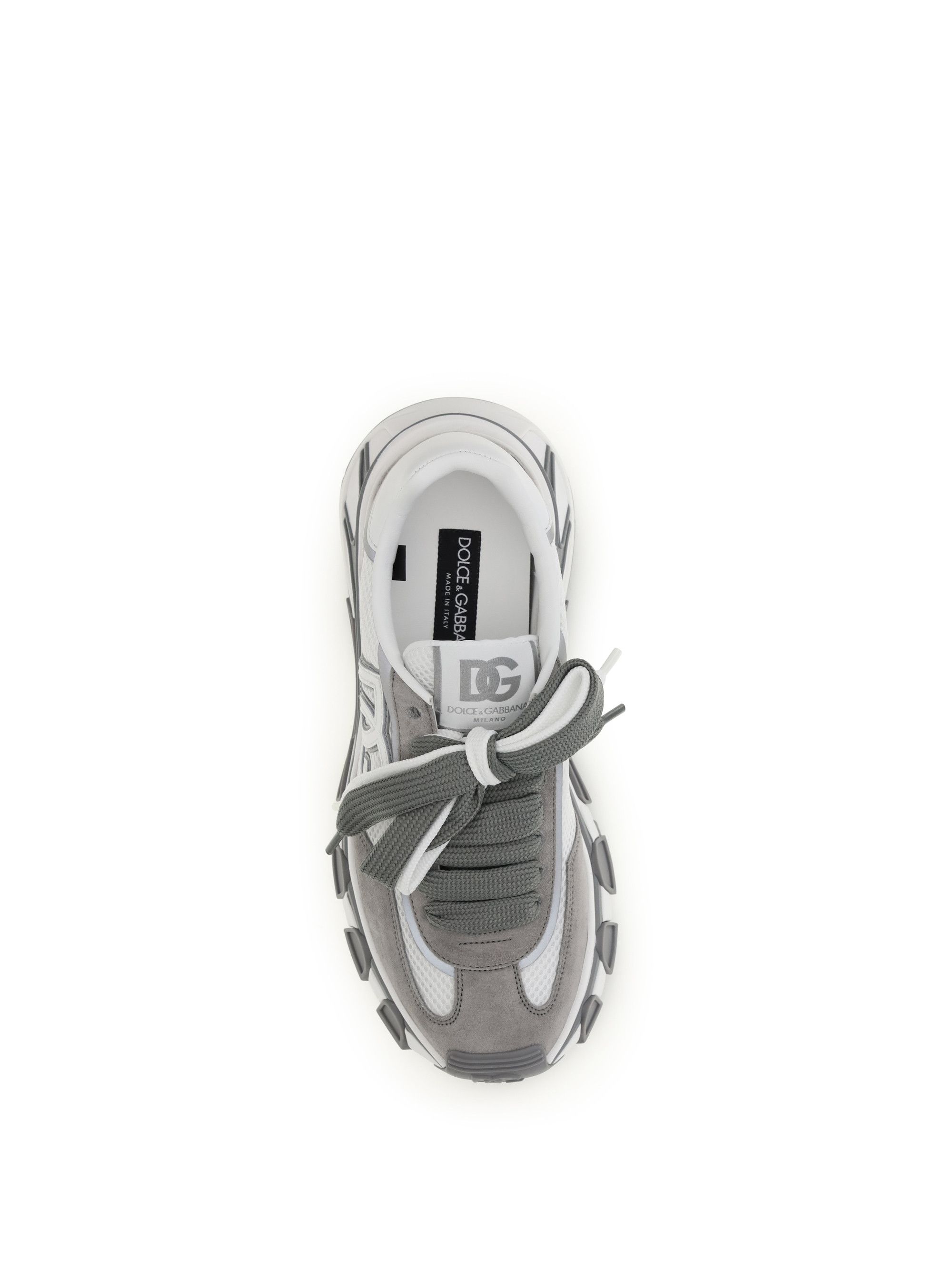 Dolce & Gabbana Leather and mesh Sneakers Size US 12 / EU 45 - 4 Thumbnail