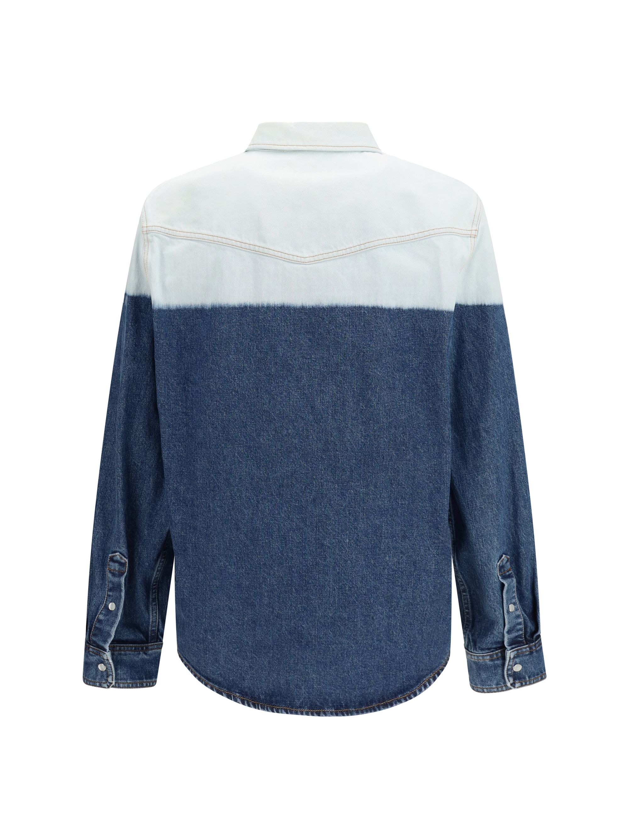 Marni Dip-dye denim Shirt Size US M / EU 48-50 / 2 - 2 Thumbnail