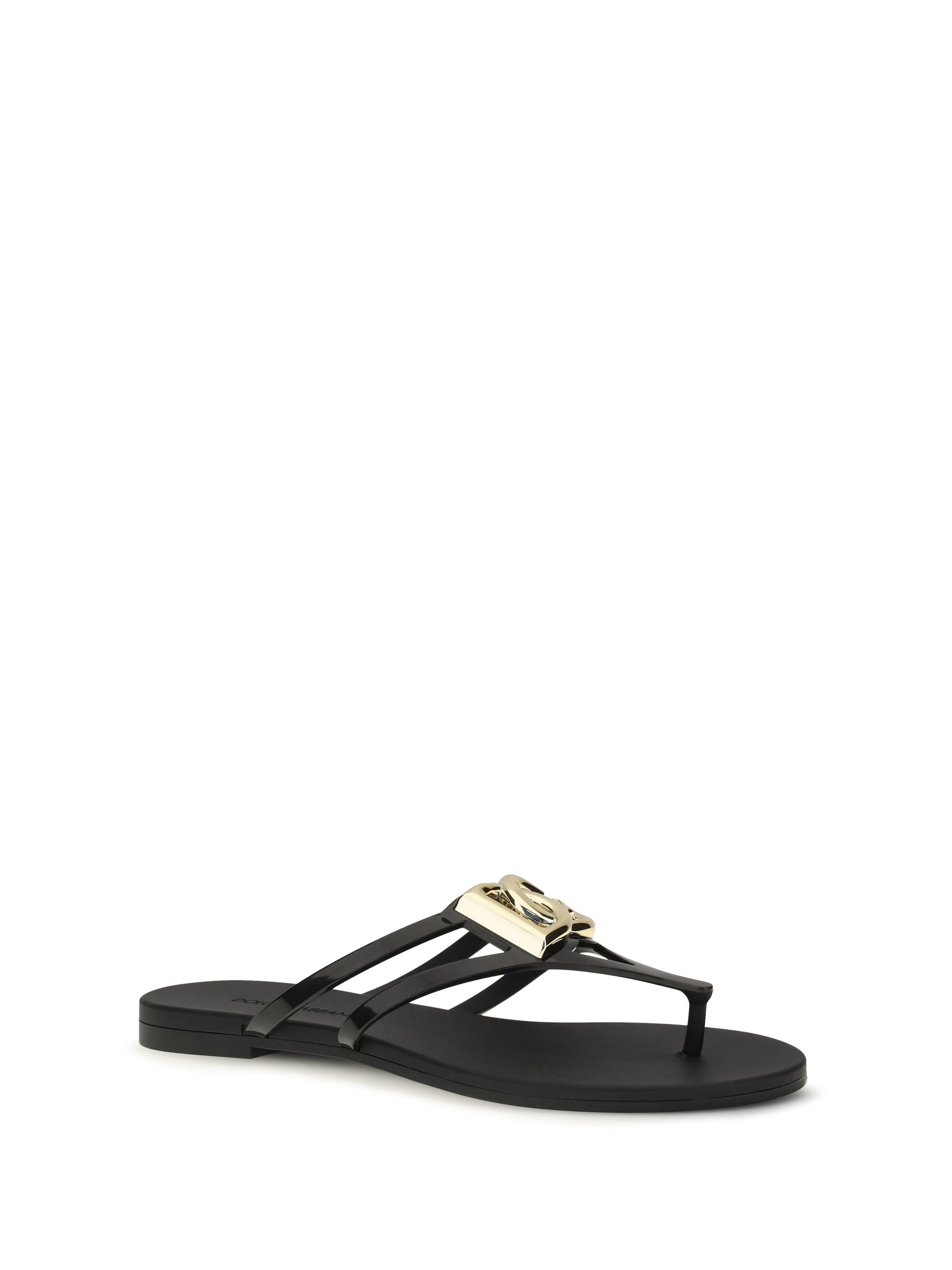 Dolce & Gabbana Logo rubber Sandals Size US 6 / IT 36 - 2 Thumbnail