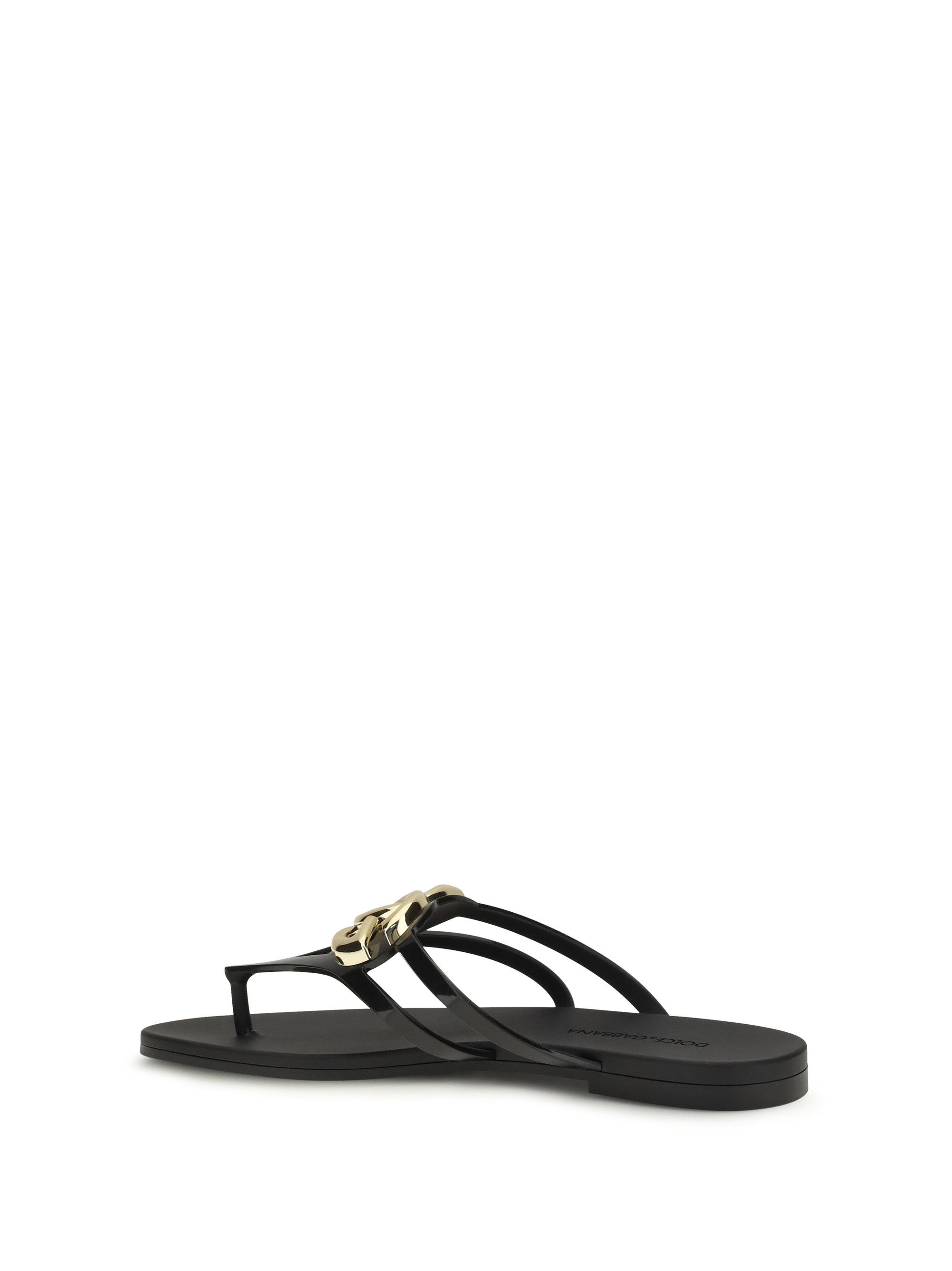 Dolce & Gabbana Logo rubber Sandals Size US 6 / IT 36 - 3 Thumbnail