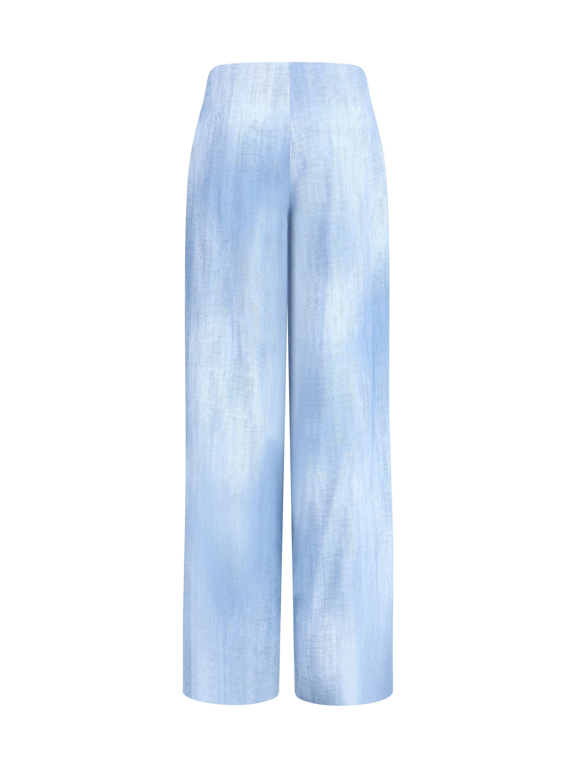 Ermanno Scervino Viscose Trousers Size 28" / US 6 / IT 42 - 2 Thumbnail