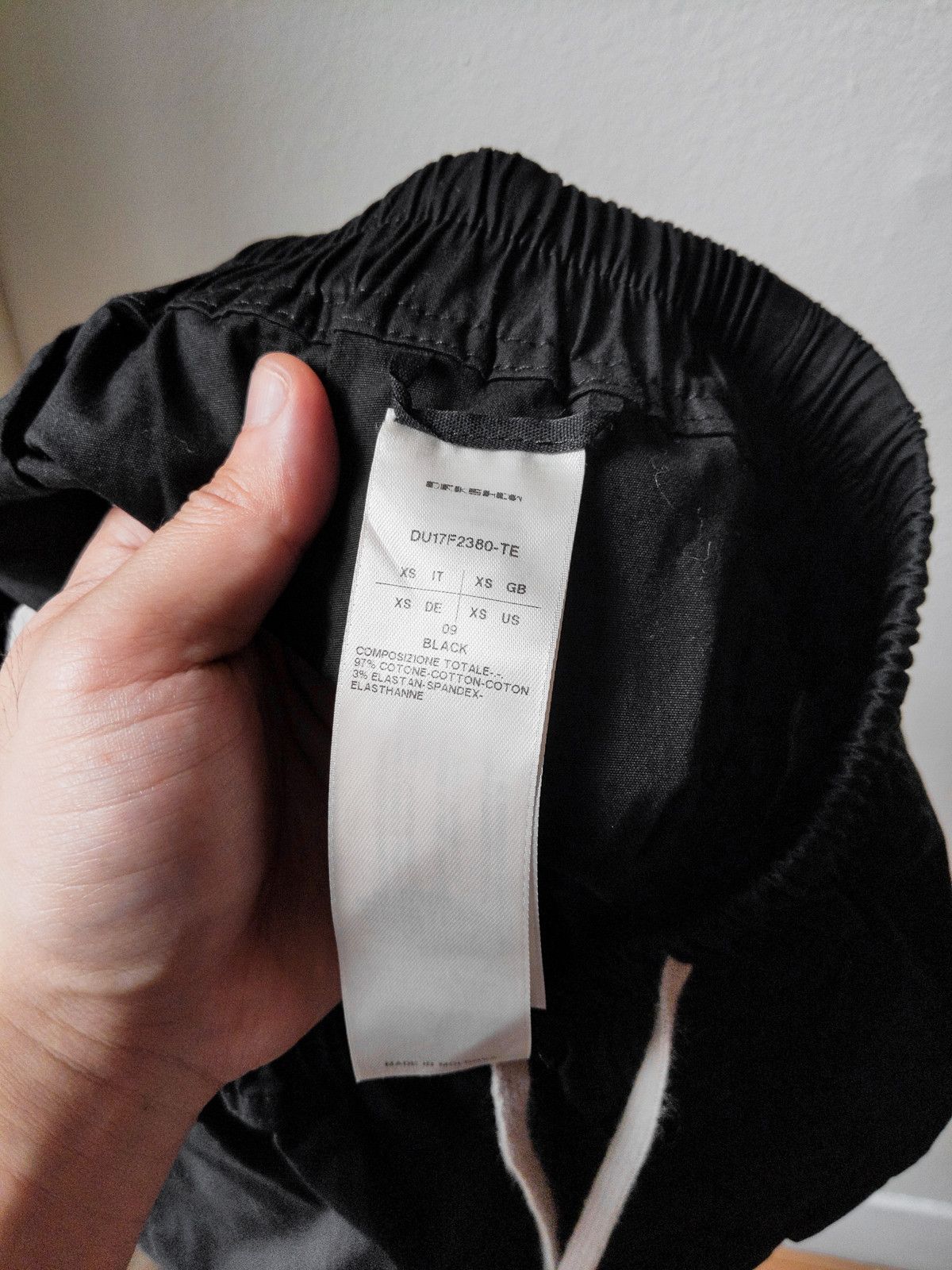 Rick Owens Drkshdw Rick Owens Drkshdw 17FW Pods Shorts Pants in TE 