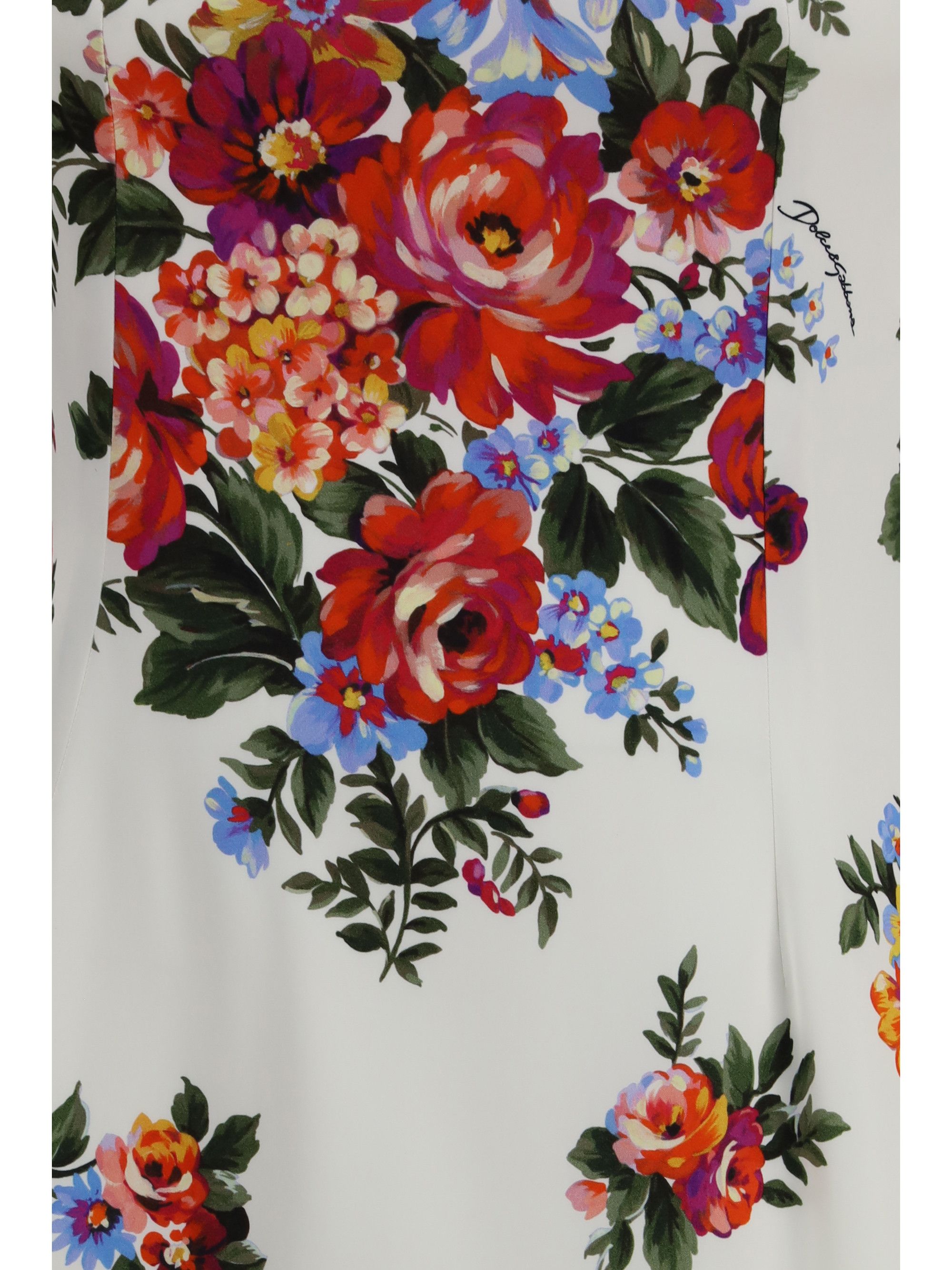 Dolce & Gabbana Floral print stretch viscose Dress Size M / US 6-8 / IT 42-44 - 3 Thumbnail