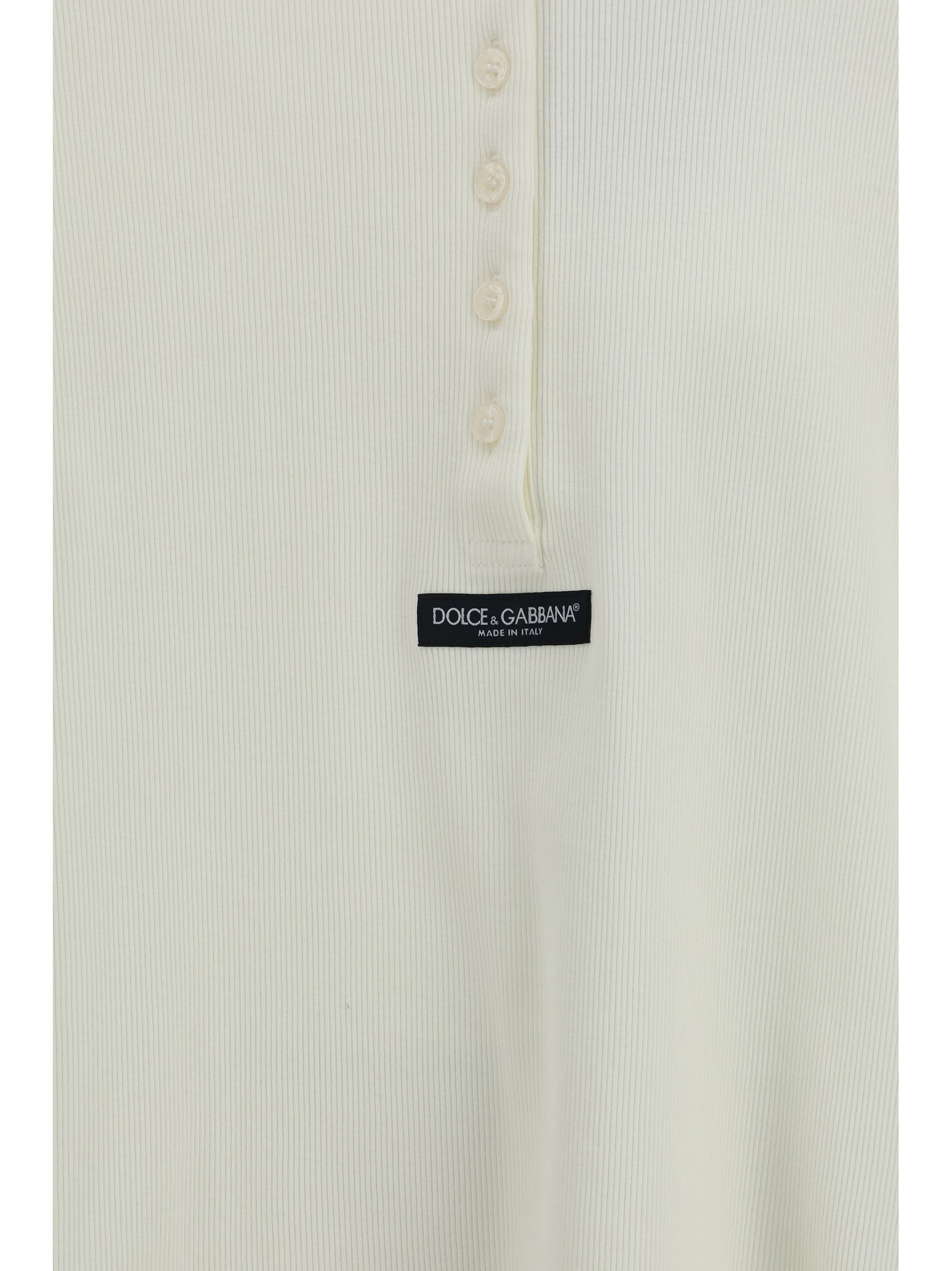 Dolce & Gabbana Ribbed cotton henley T-shirt Size M / US 6-8 / IT 42-44 - 3 Thumbnail