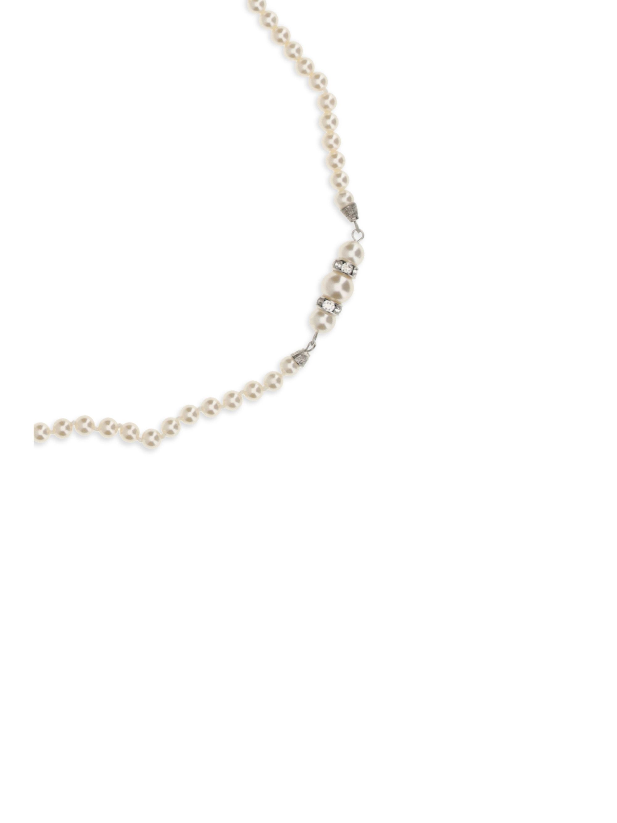 Alessandra Rich Pearl and crystal Necklace Size ONE SIZE - 3 Thumbnail