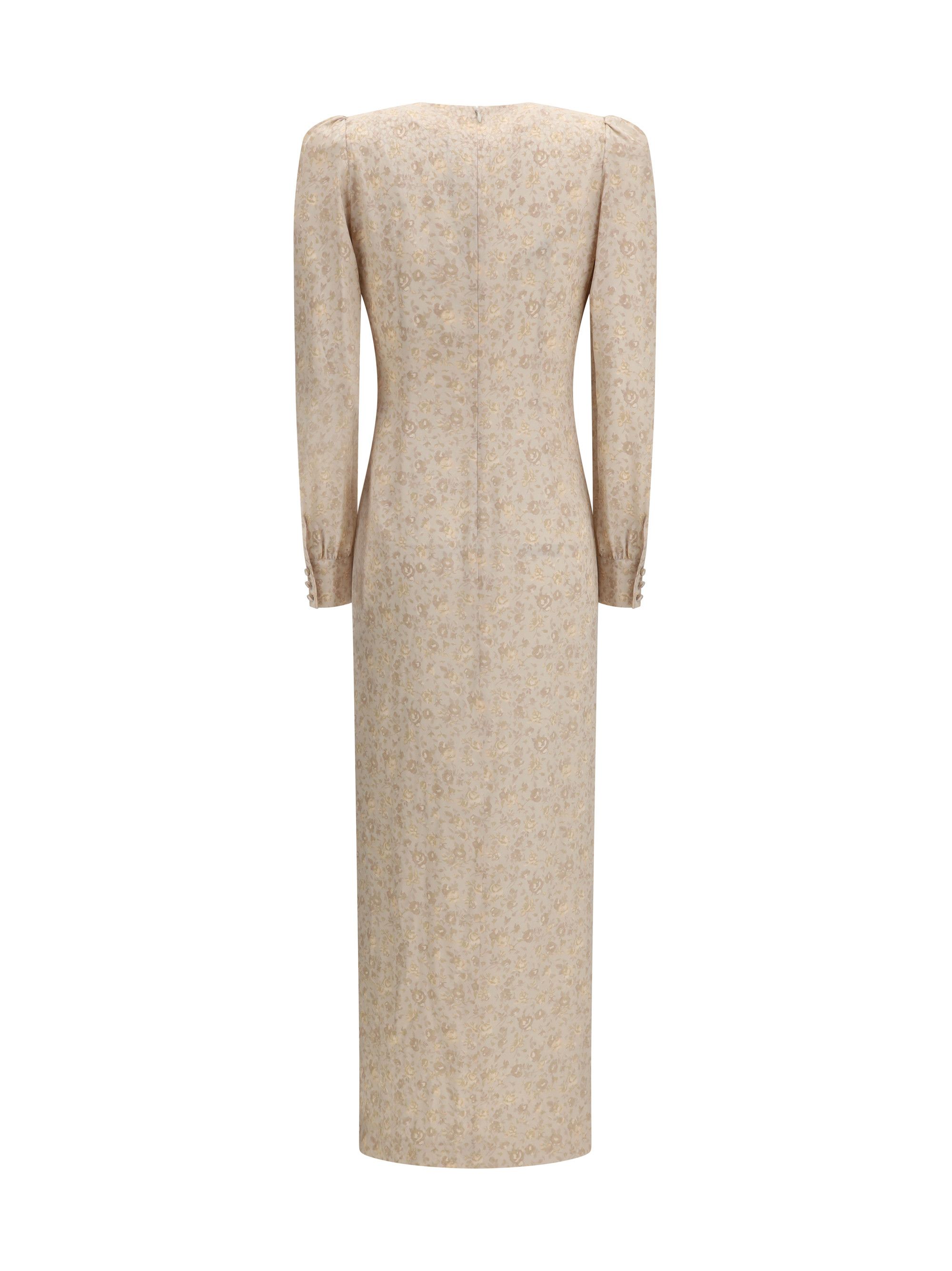 Alessandra Rich Jacquard draped Dress with flounces Size M / US 6-8 / IT 42-44 - 2 Thumbnail