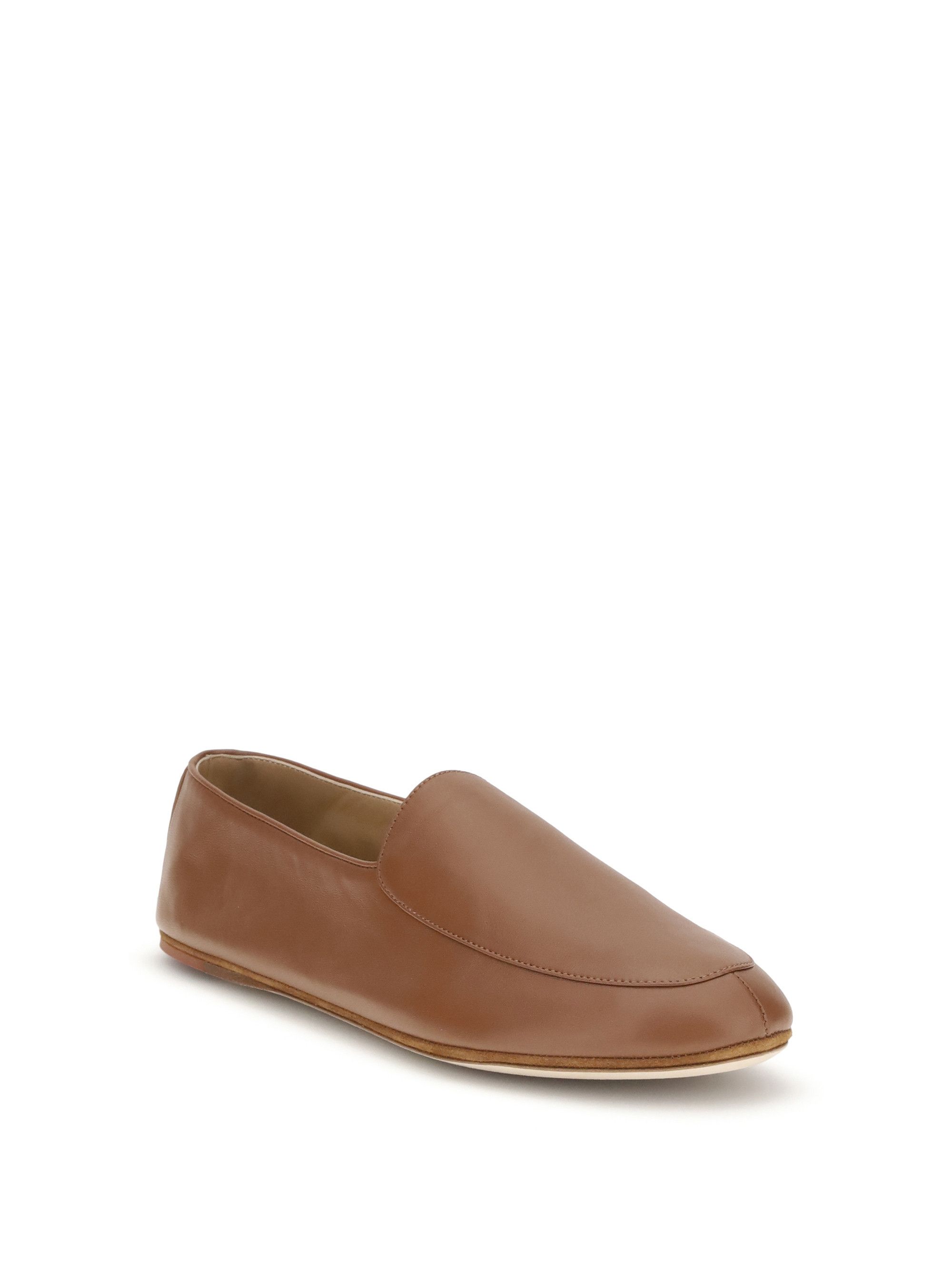 Loro Piana Leather Loafers Size US 6.5 / IT 36.5 - 2 Thumbnail
