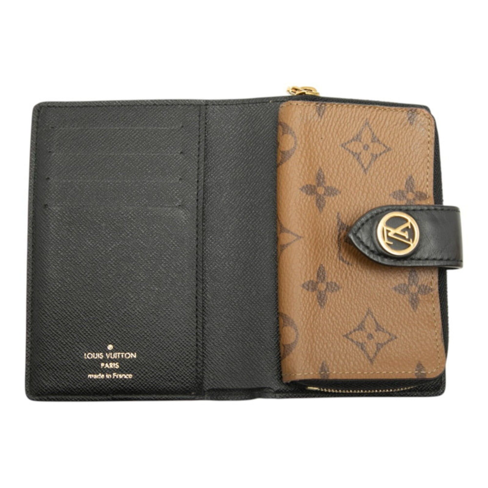 Louis Vuitton Louis Vuitton Monogram Giant Reverse Portefeuille Juliette Bi-fold Wallet M69432 Marron Leather Women's LOUIS VUITTON Size ONE SIZE - 5 Thumbnail