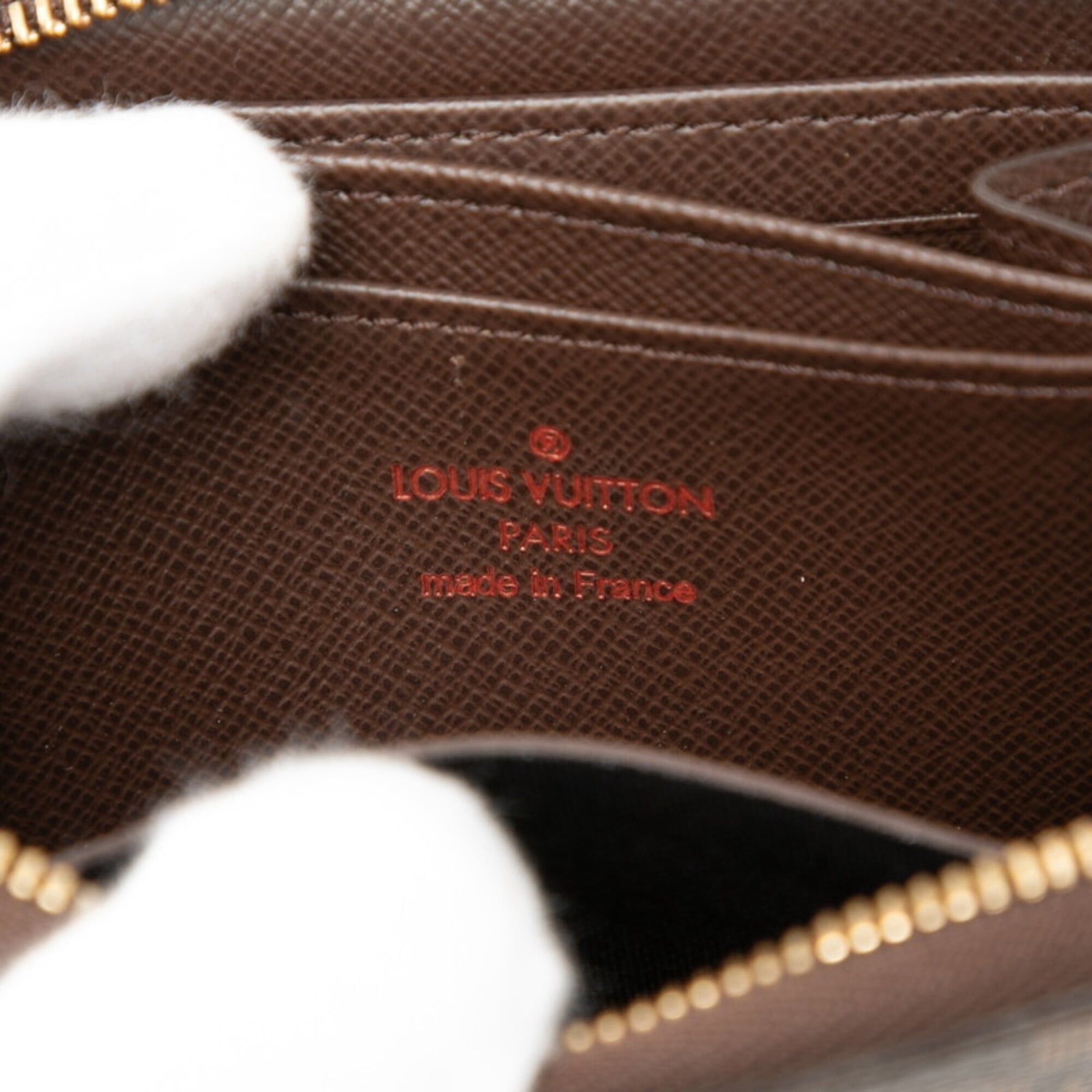 Louis Vuitton Louis Vuitton Damier Zippy Coin Purse Wallet/Coin Case, Small Purse, N63070, Brown Leather, Women's, LOUIS VUITTON Size ONE SIZE - 5 Thumbnail