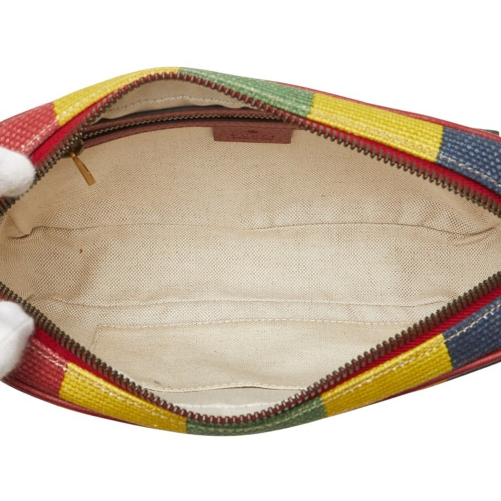 Gucci Gucci Byadella Body Bag Waist 625895 Multicolor Canvas Leather Women's GUCCI Size ONE SIZE - 10 Thumbnail
