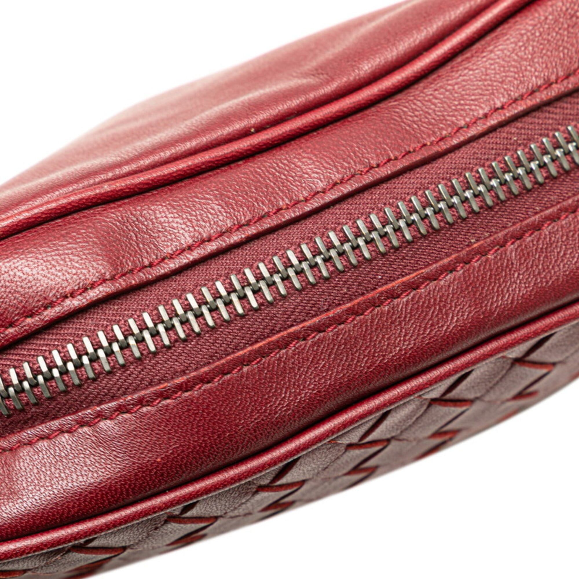 Bottega Veneta Bottega Veneta Intrecciato Waist Bag/Body Bag, Wine Red/Bordeaux Leather, Women's. Size ONE SIZE - 4 Thumbnail