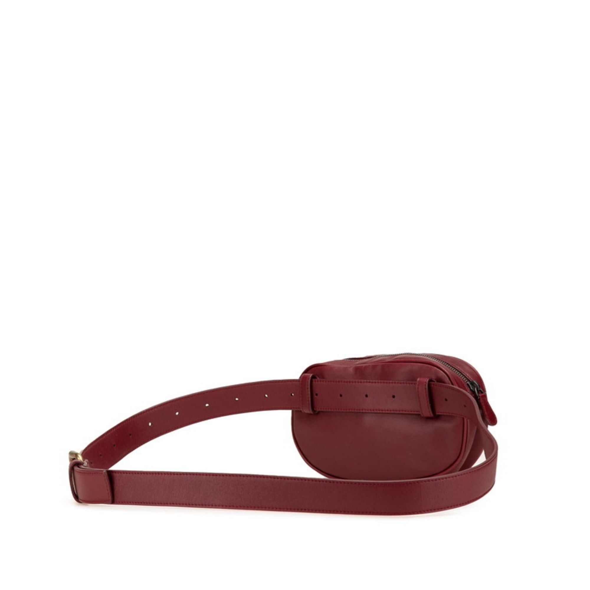 Bottega Veneta Bottega Veneta Intrecciato Waist Bag/Body Bag, Wine Red/Bordeaux Leather, Women's. Size ONE SIZE - 2 Thumbnail