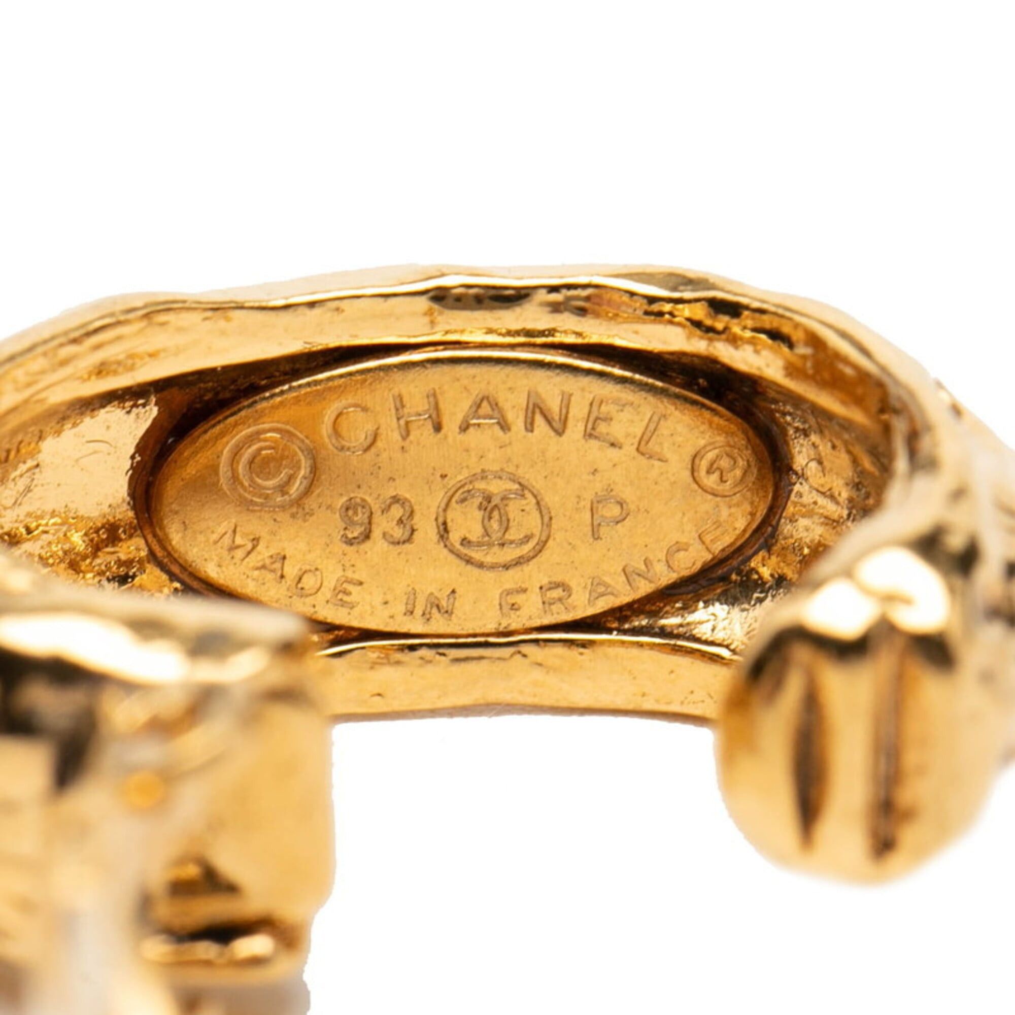 Chanel Chanel Coco Mark Vintage Earrings, Gold Plated, Women's CHANEL Size ONE SIZE - 3 Thumbnail