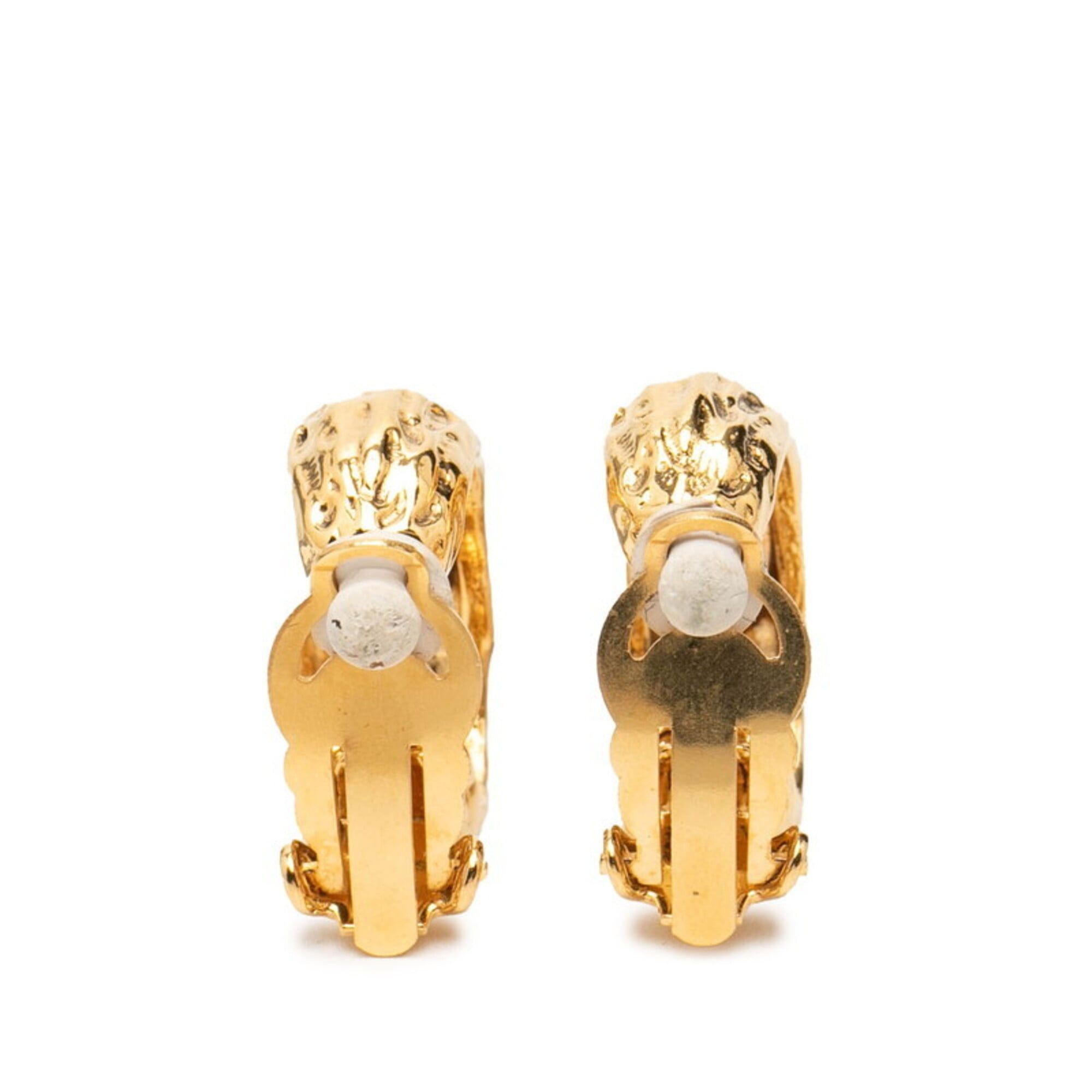 Chanel Chanel Coco Mark Vintage Earrings, Gold Plated, Women's CHANEL Size ONE SIZE - 2 Thumbnail