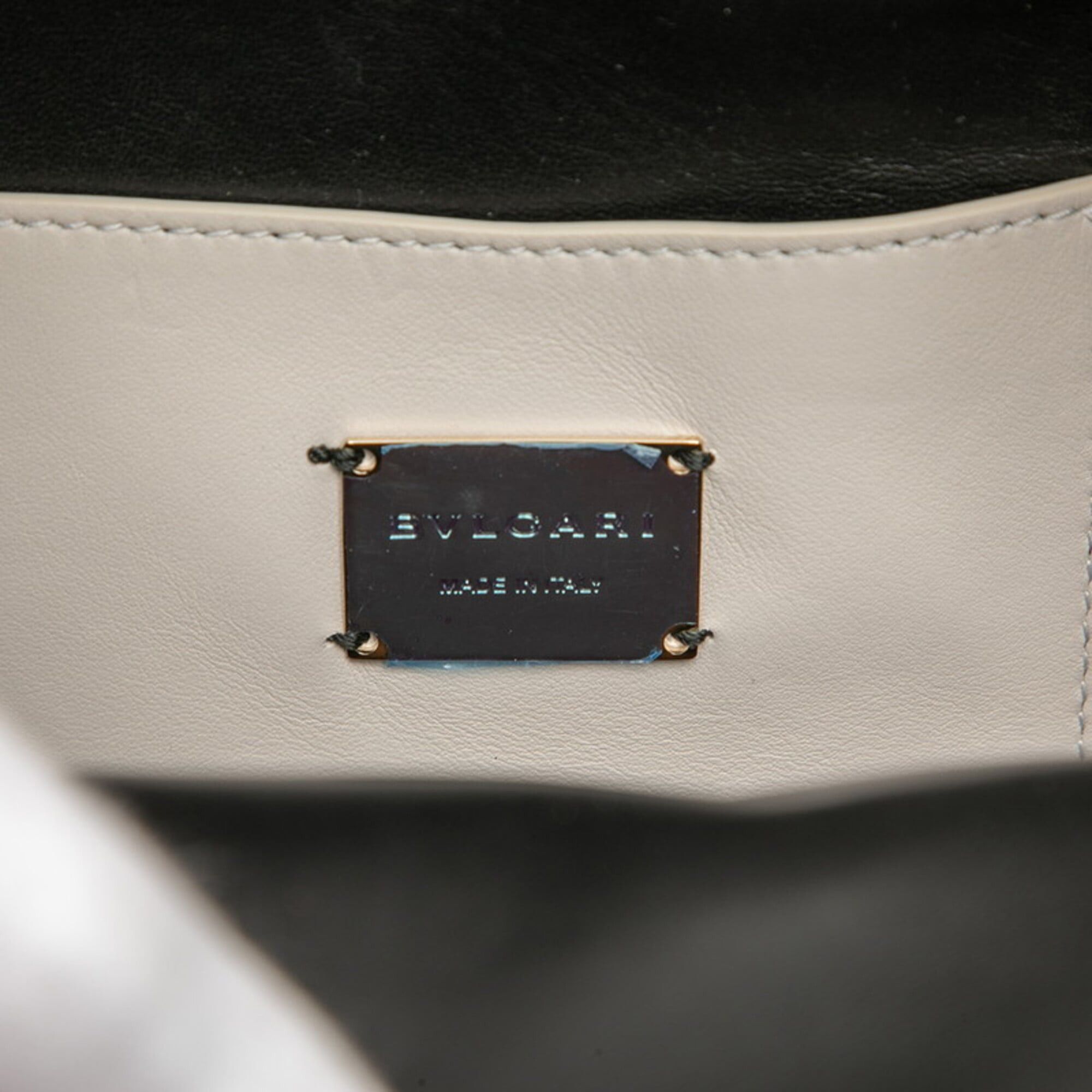 Bvlgari Bulgari Serpenti Cabochon Backpack, Ivory Leather, Women's BVLGARI Size ONE SIZE - 5 Thumbnail