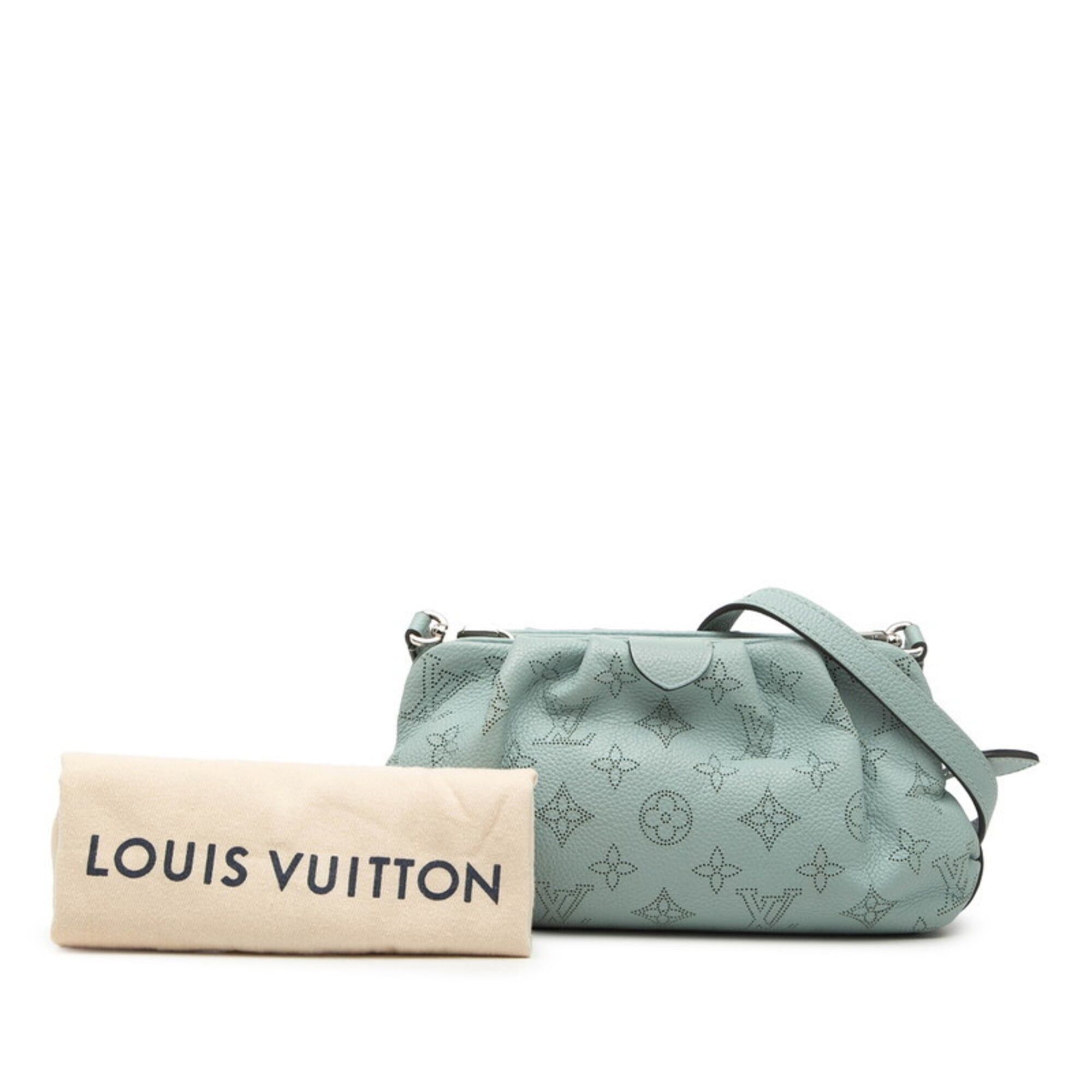 Louis Vuitton Louis Vuitton Mahina Scala Mini Crossbody Shoulder Bag M80094 Vert Lagoon Blue Leather Women's LOUIS VUITTON Size ONE SIZE - 6 Thumbnail