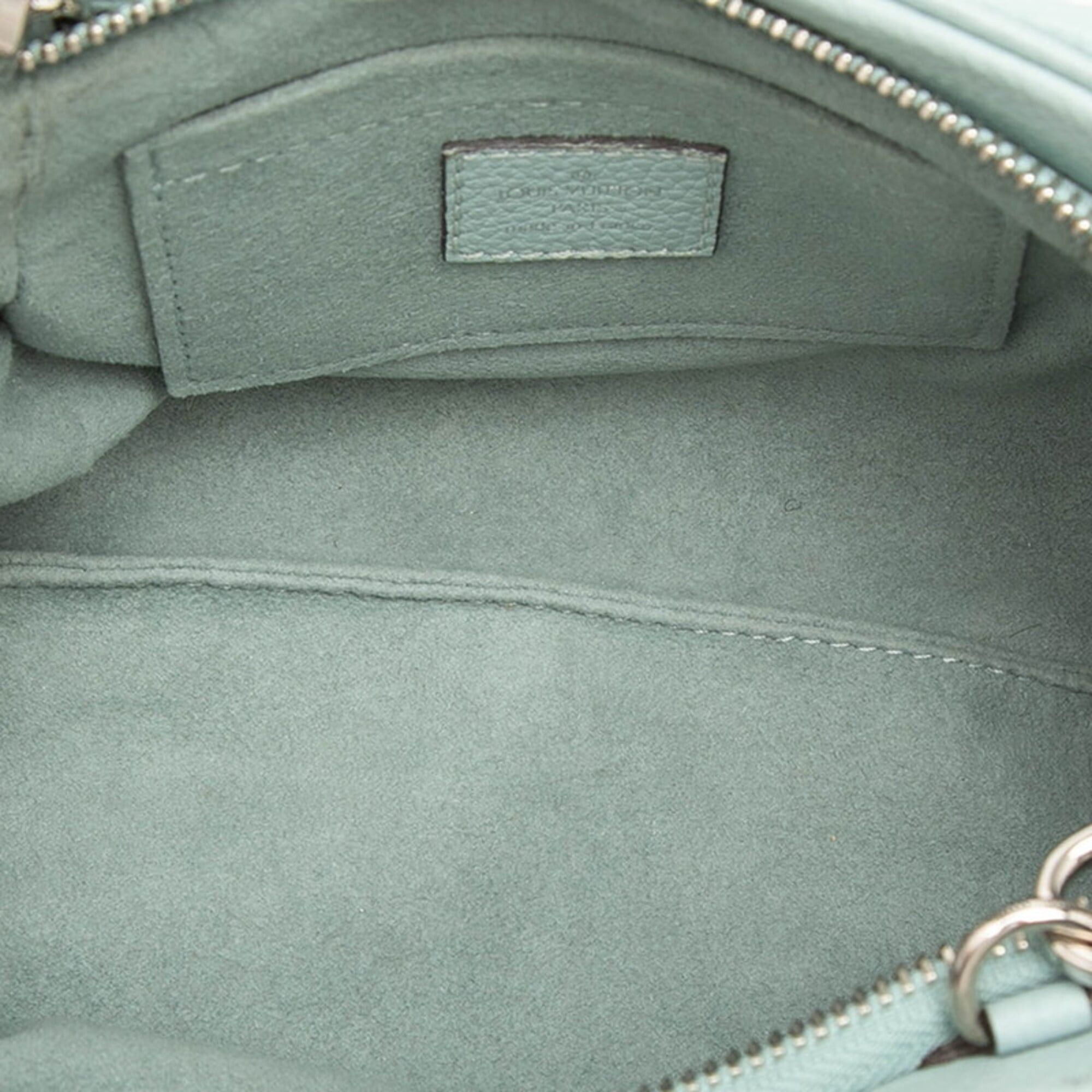 Louis Vuitton Louis Vuitton Mahina Scala Mini Crossbody Shoulder Bag M80094 Vert Lagoon Blue Leather Women's LOUIS VUITTON Size ONE SIZE - 4 Thumbnail