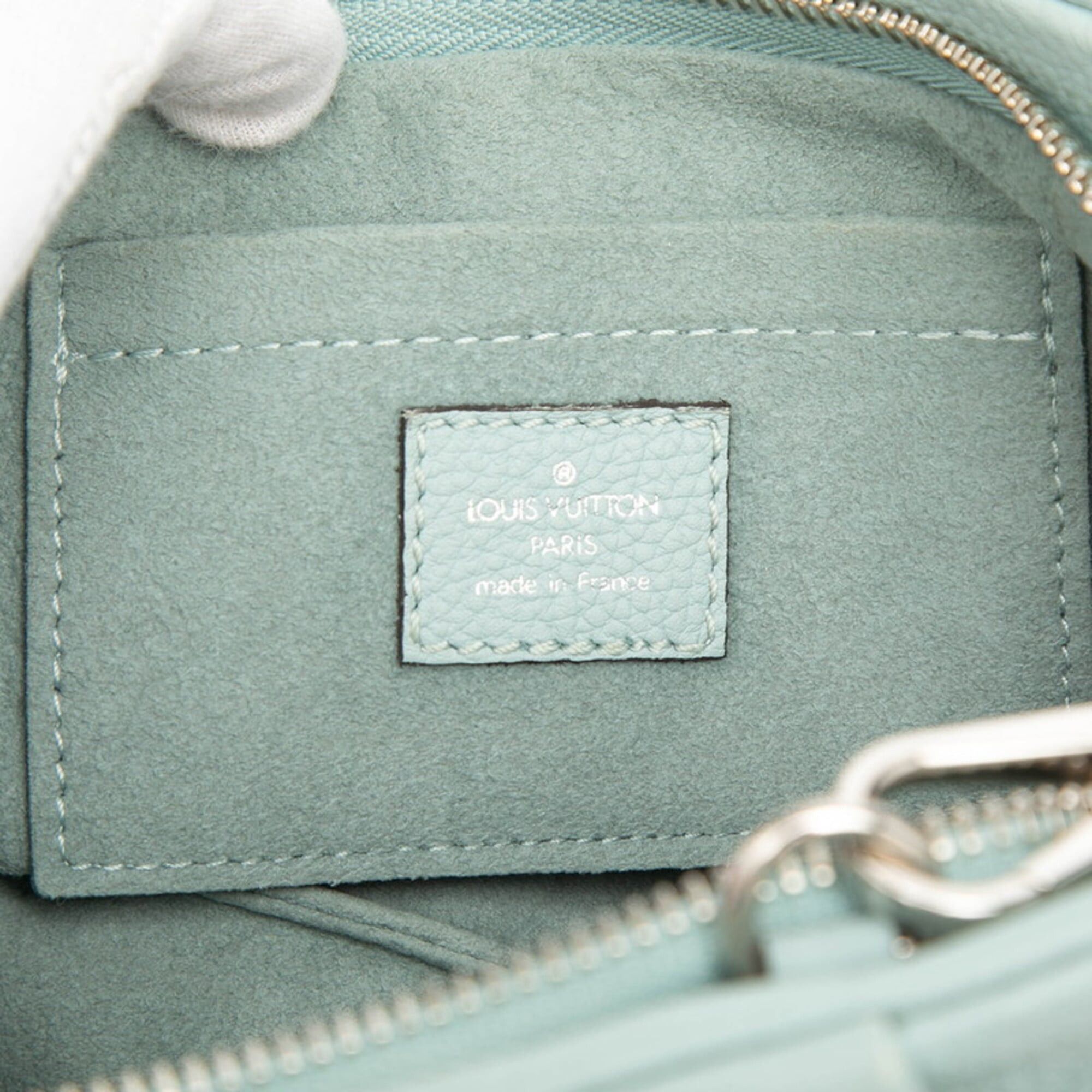 Louis Vuitton Louis Vuitton Mahina Scala Mini Crossbody Shoulder Bag M80094 Vert Lagoon Blue Leather Women's LOUIS VUITTON Size ONE SIZE - 5 Thumbnail