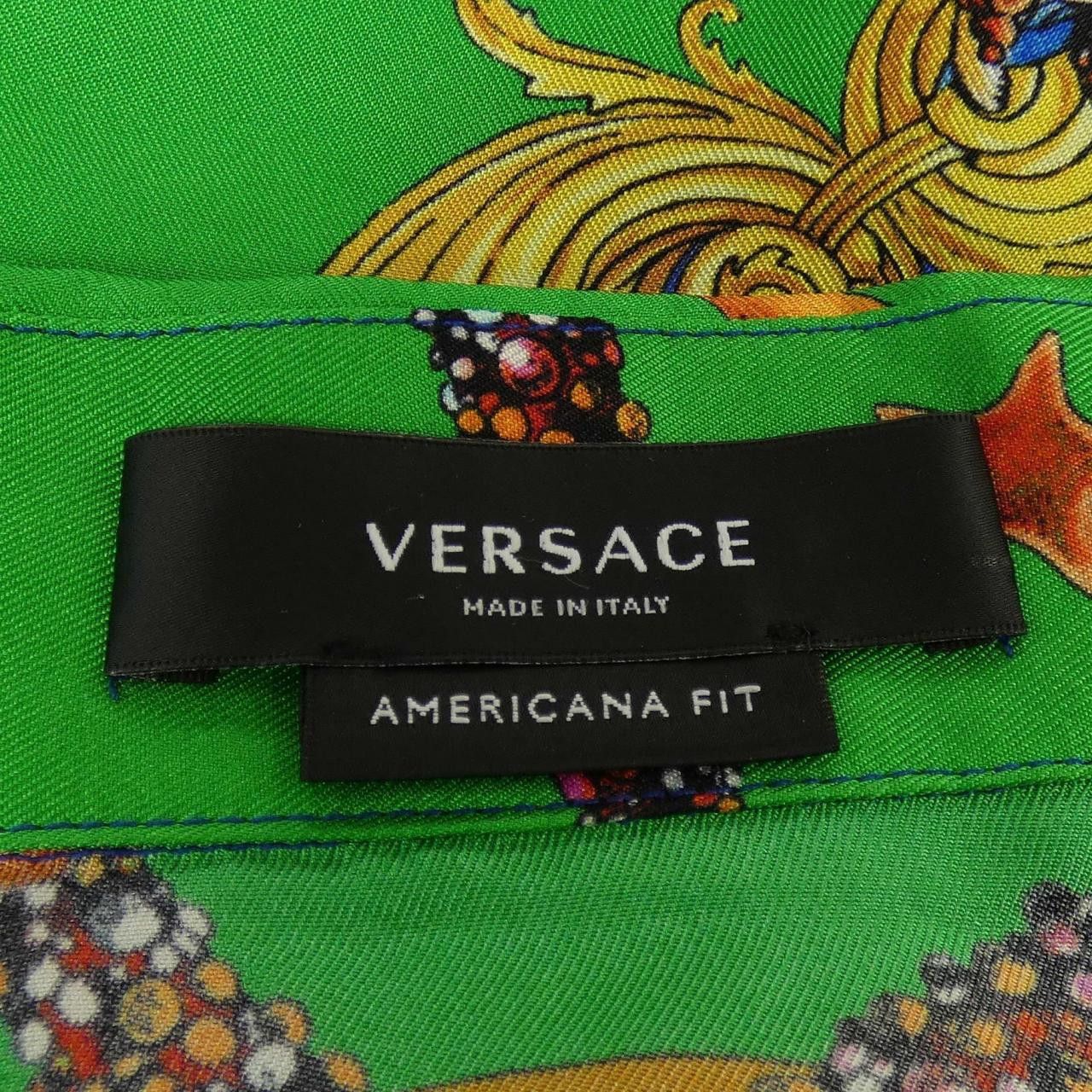 Versace Versace Versace Silk Short Sleeve Shirt Textile Tops A85919 1F01176 DUTY FREE for USA Size ONE SIZE - 4 Thumbnail