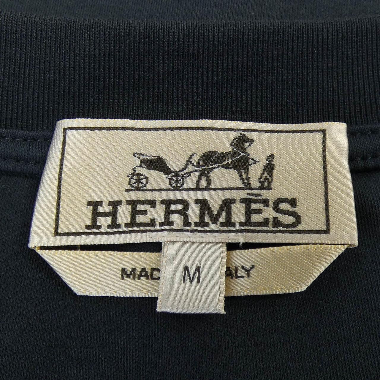 Hermes Hermes Hermes Cavalcadour Griffonne Cotton T Shirt Textile T-Shirts DUTY FREE for USA Size ONE SIZE - 4 Thumbnail