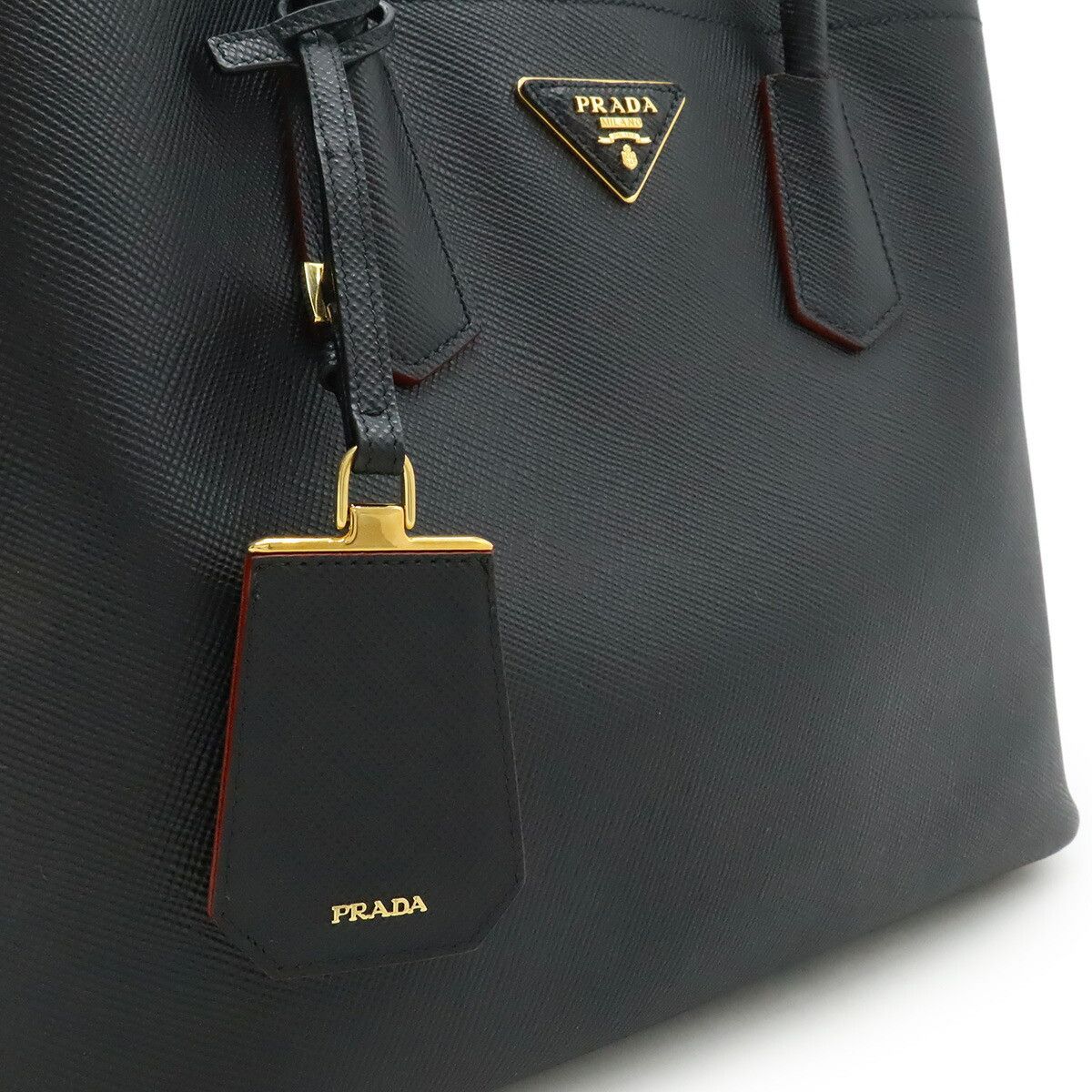Prada Prada Prada Saffiano 2way Tote Bag Leather Tote Bag B2756T DUTY FREE for USA Size ONE SIZE - 8 Thumbnail