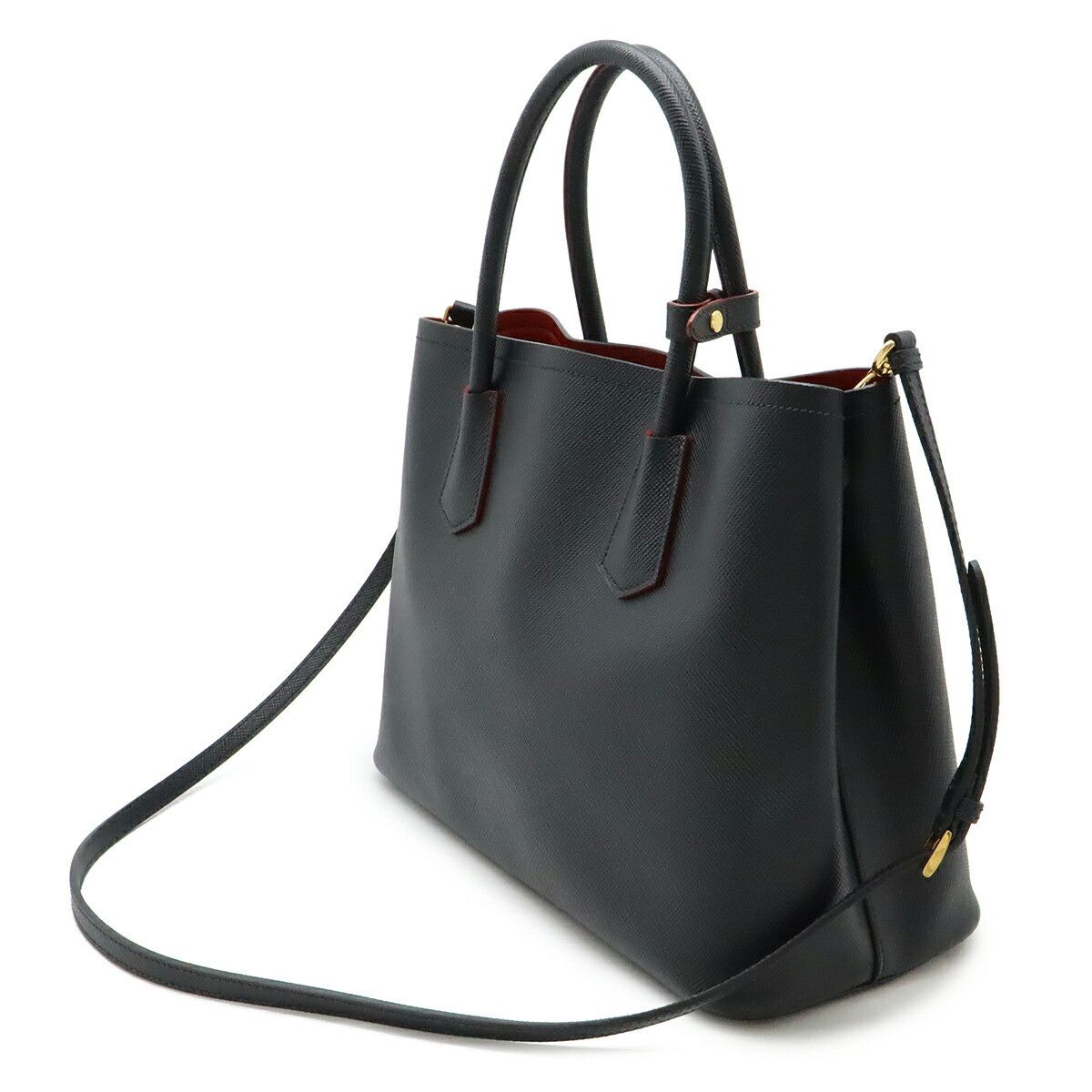 Prada Prada Prada Saffiano 2way Tote Bag Leather Tote Bag B2756T DUTY FREE for USA Size ONE SIZE - 2 Thumbnail