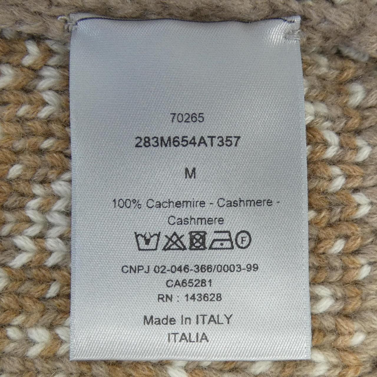 Dior Dior Dior TRAVIS SCOTT CACTUS JACK Cashmere Vest Textile Tops 283M654AT357 DUTY FREE for USA Size ONE SIZE - 3 Thumbnail