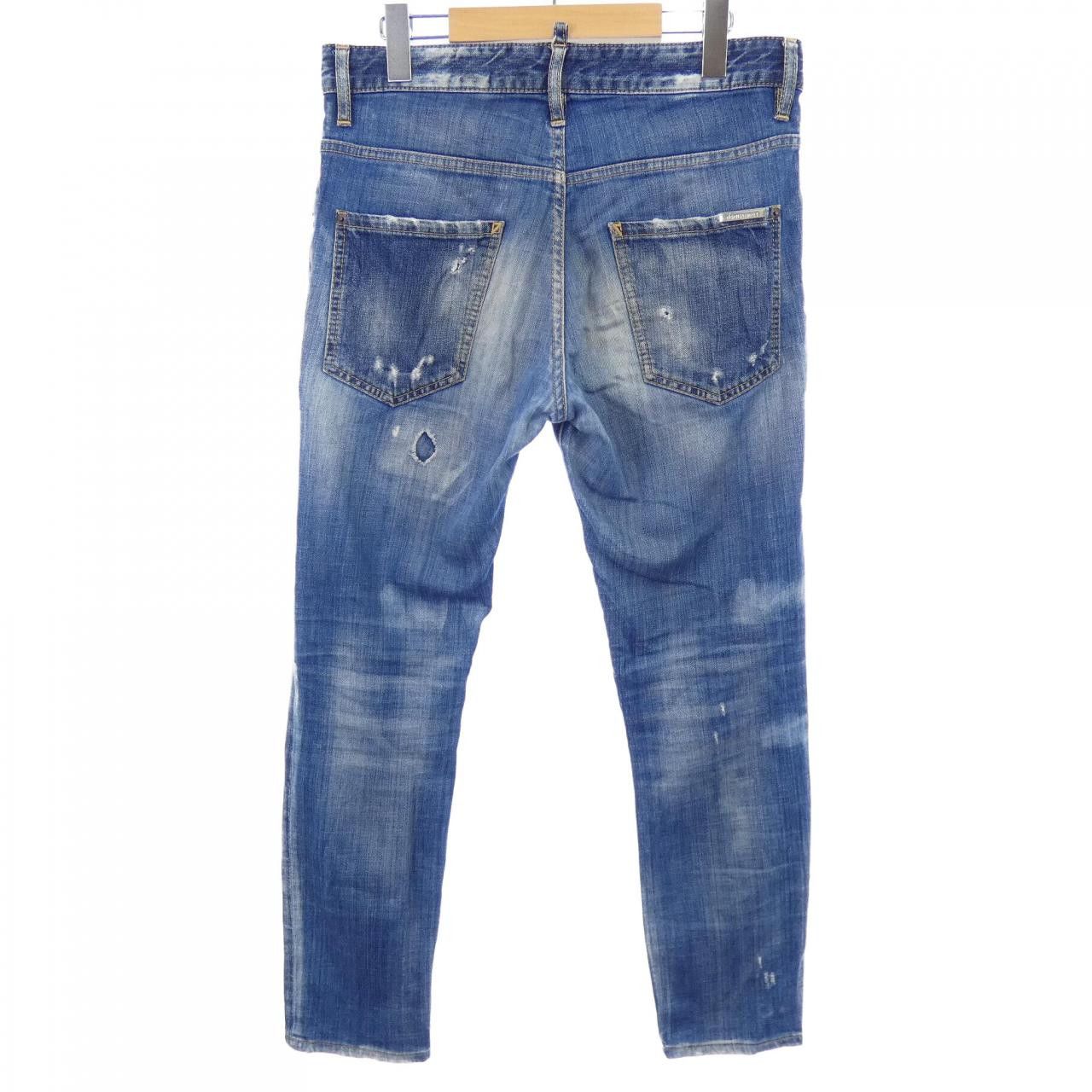 Dsquared2 Dsquared2 Dsquared2 Jeans Textile Jeans S71LB0469 DUTY FREE for USA Size ONE SIZE - 2 Thumbnail
