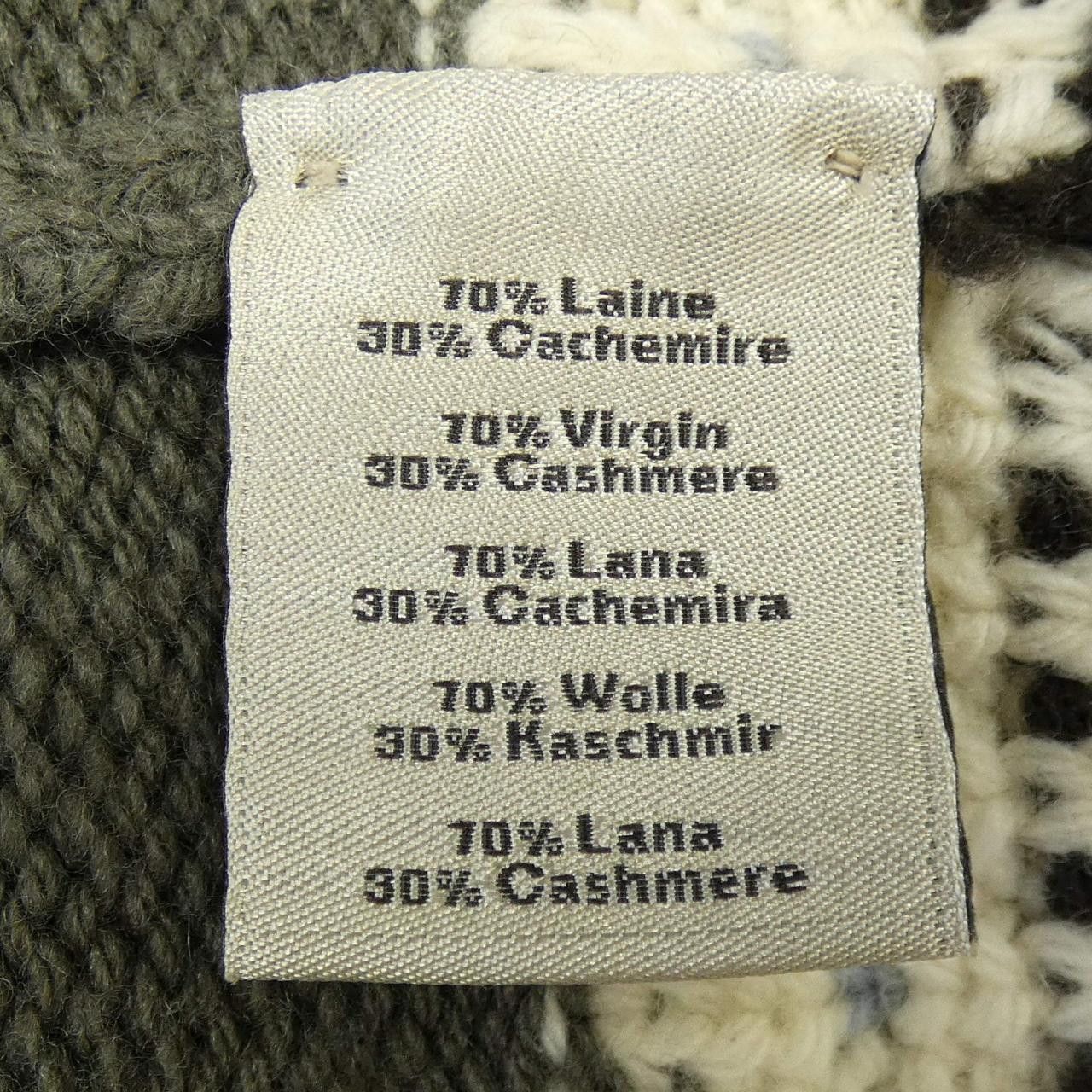 Hermes Hermes Hermes Cashmere Blend Knitwear XL Textile Tops DUTY FREE for USA Size ONE SIZE - 3 Thumbnail