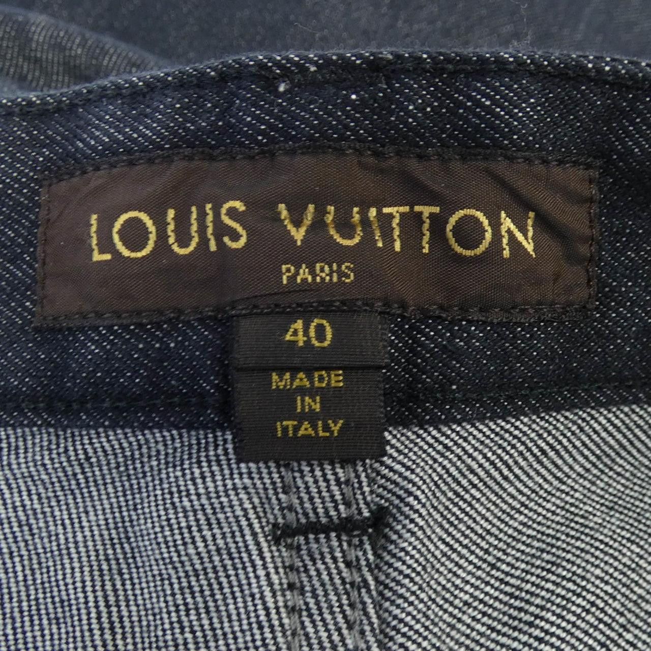 Louis Vuitton Louis Vuitton Louis Vuitton Denim Jeans Textile Jeans MIDP01CN6 DUTY FREE for USA Size ONE SIZE - 4 Thumbnail
