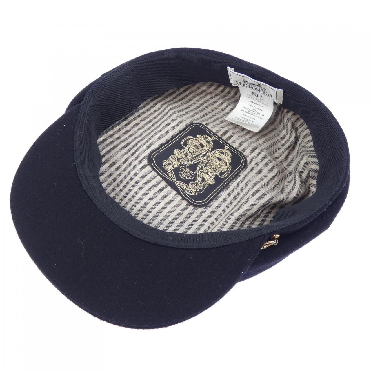 Hermes Hermes Hermes BELLE-ILE Cashmere Cap Textile Hats DUTY FREE for USA Size ONE SIZE - 5 Thumbnail