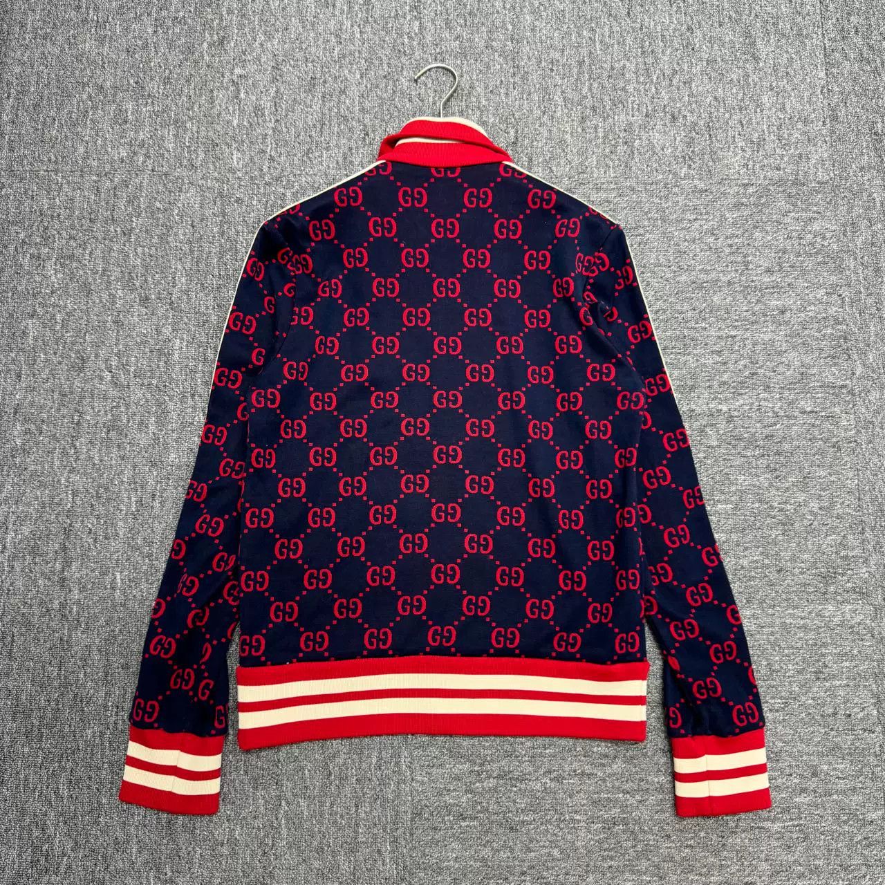 Gucci Gucci Red Full-Print GG Jacket Size US XS / EU 42 / 0 - 5 Thumbnail