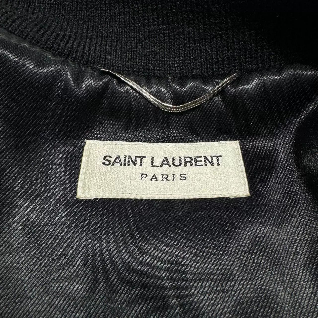 Saint Laurent Paris Slp Multi-Zip Wool Baseball Jacket Size US M / EU 48-50 / 2 - 2 Thumbnail