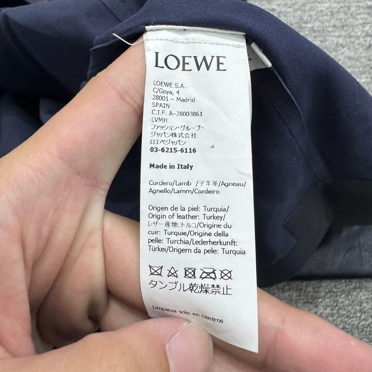 Loewe Loewe Solid Embossed Logo Sheepskin Jacket Size US M / EU 48-50 / 2 - 3 Thumbnail