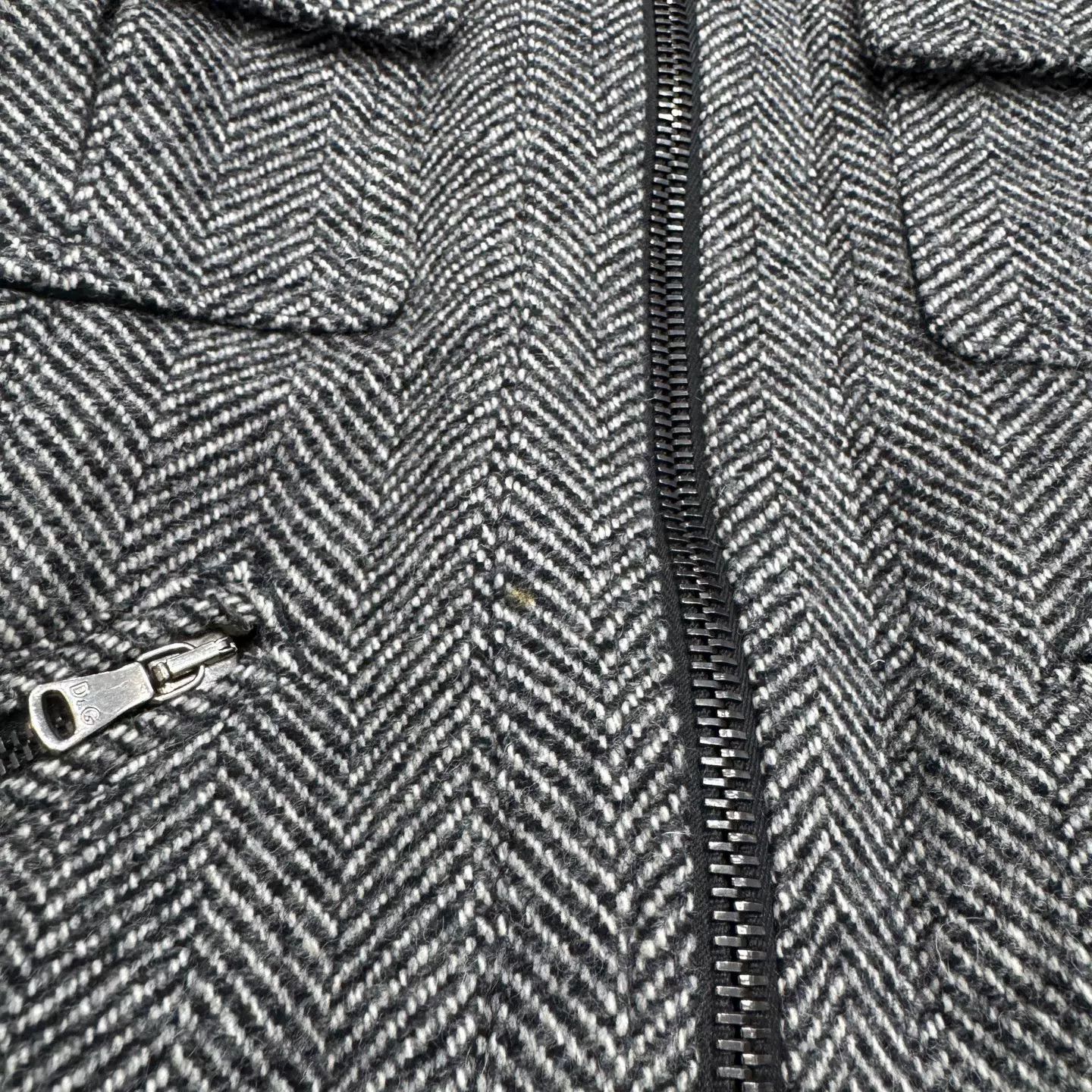 Dolce & Gabbana DG Fur Collar Wool Jacket Size US S / EU 44-46 / 1 - 2 Thumbnail