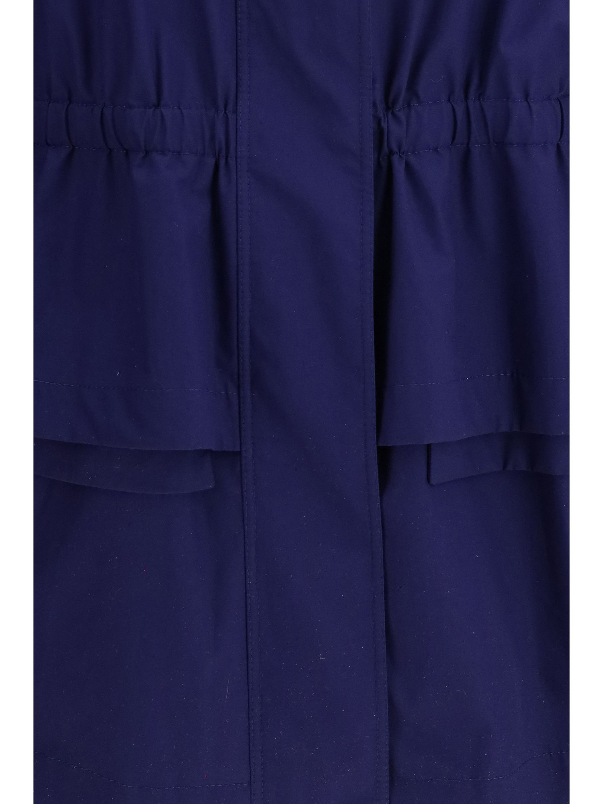 Fendi Midi poplin Parka in cotton with logo embroidery Size M / US 6-8 / IT 42-44 - 3 Thumbnail