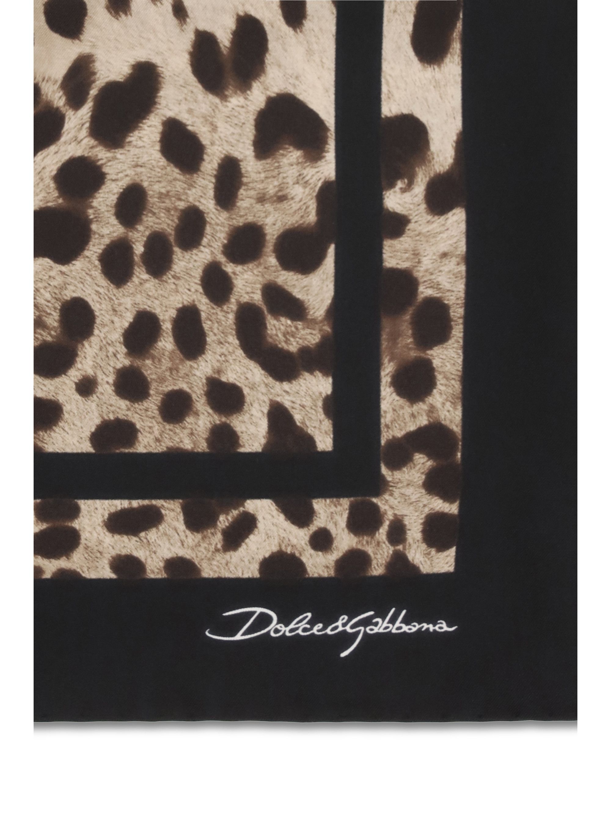 Dolce & Gabbana Leopard print silk Scarf Size ONE SIZE - 3 Thumbnail