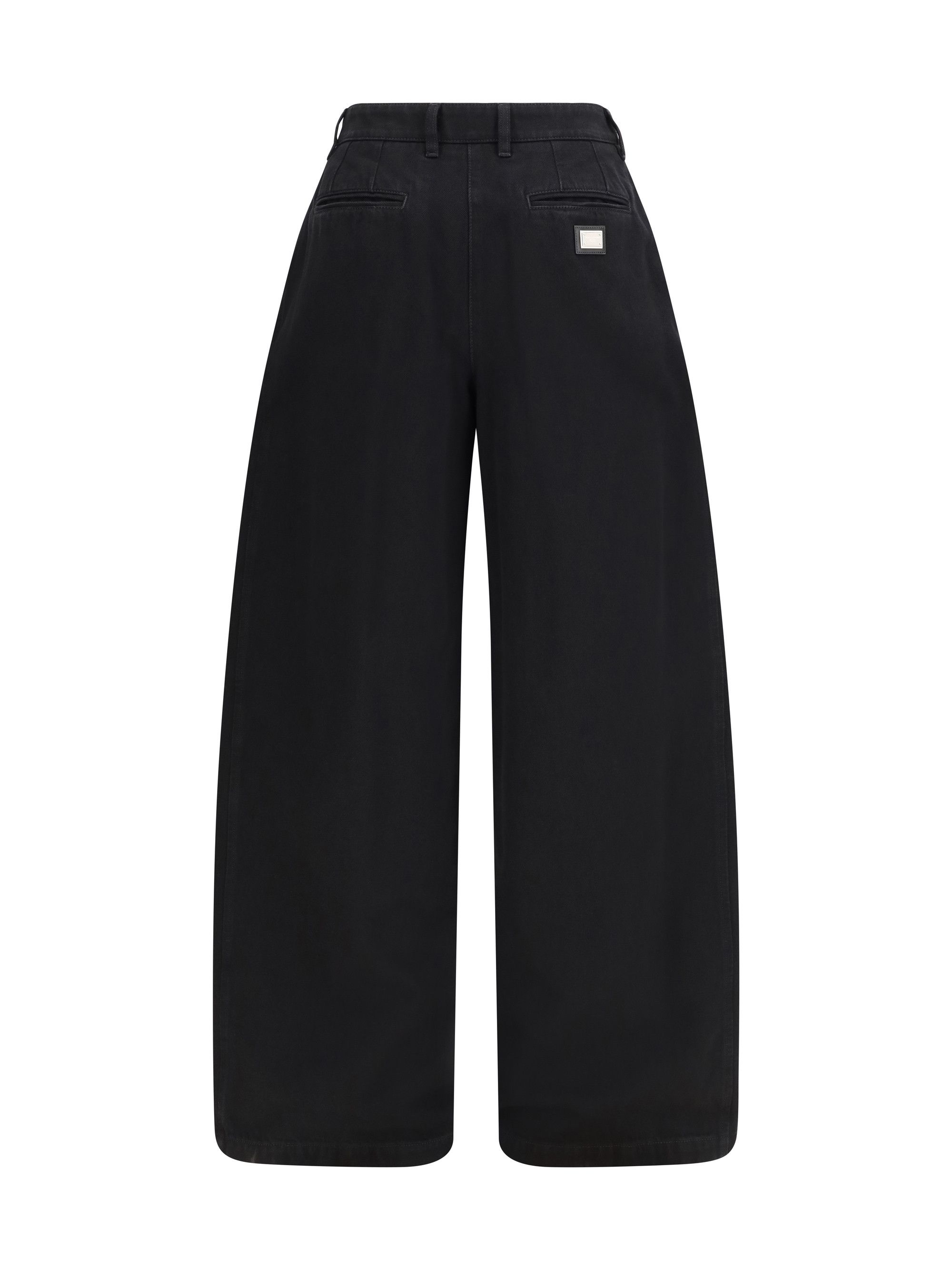 Dolce & Gabbana Wide-leg cotton Jeans Size 28" / US 6 / IT 42 - 2 Thumbnail