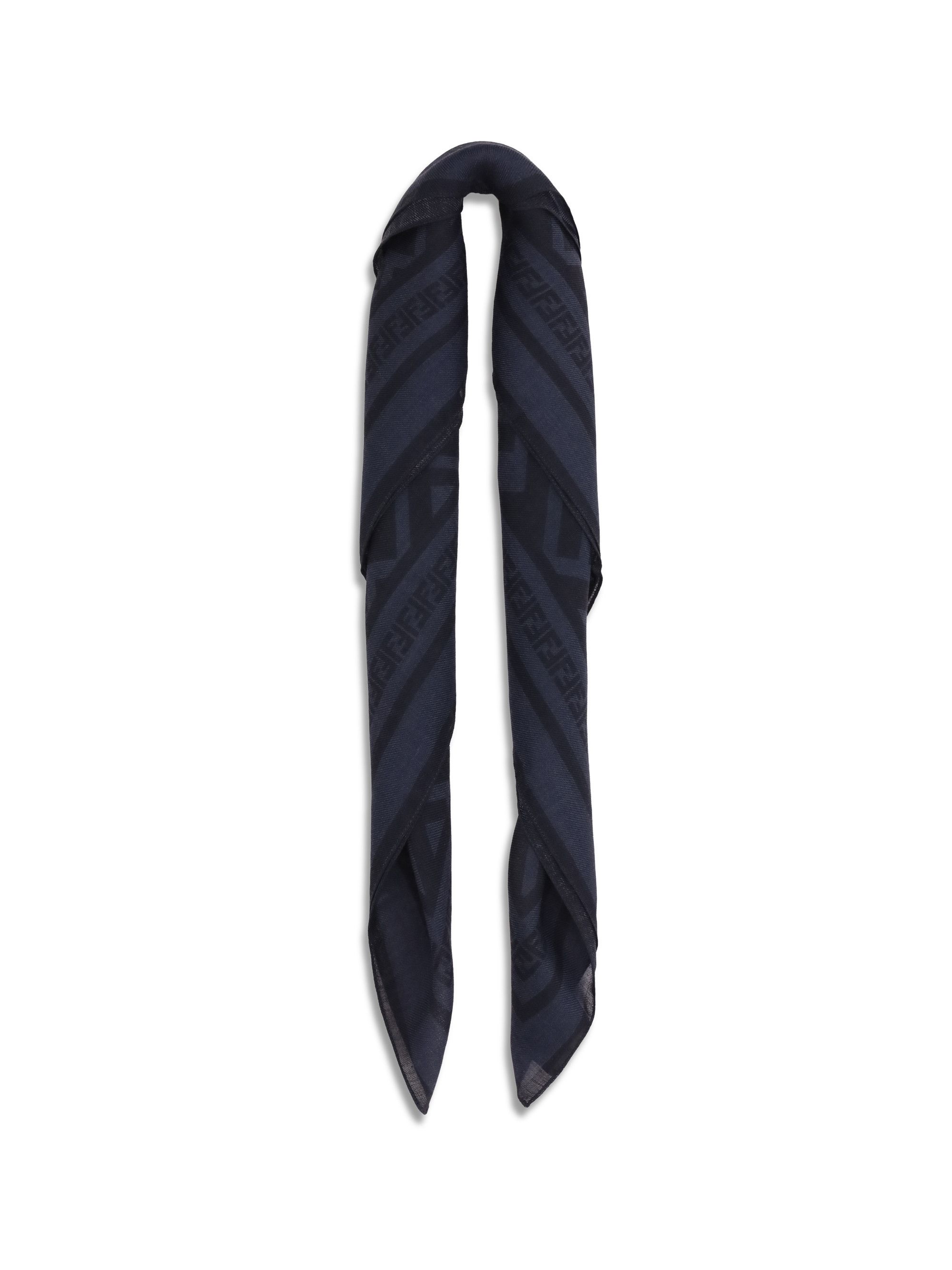 Fendi FF wool and silk Scarf Size ONE SIZE - 2 Thumbnail