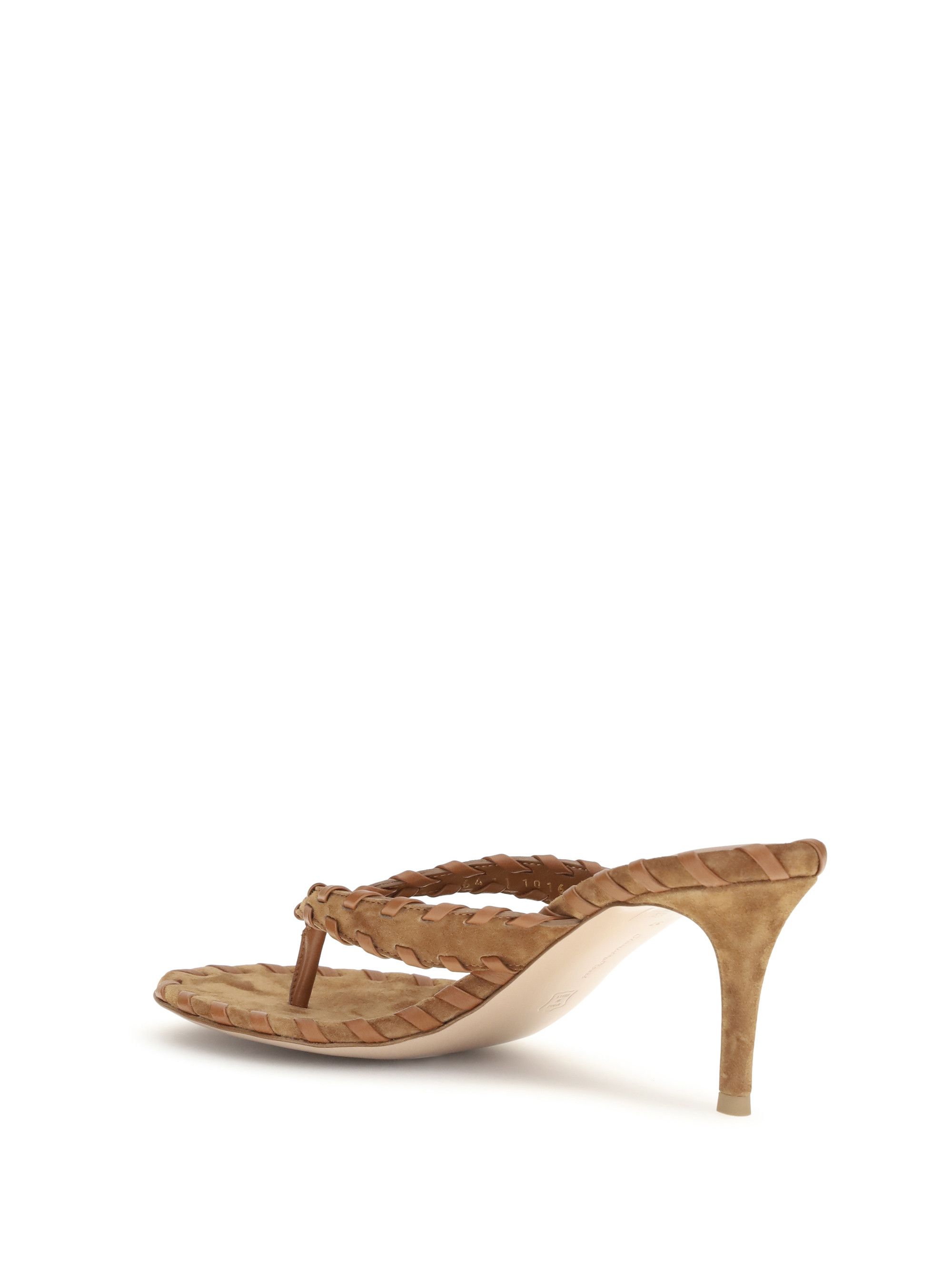 Gianvito Rossi Suede thong Sandals Size US 11 / IT 41 - 3 Thumbnail