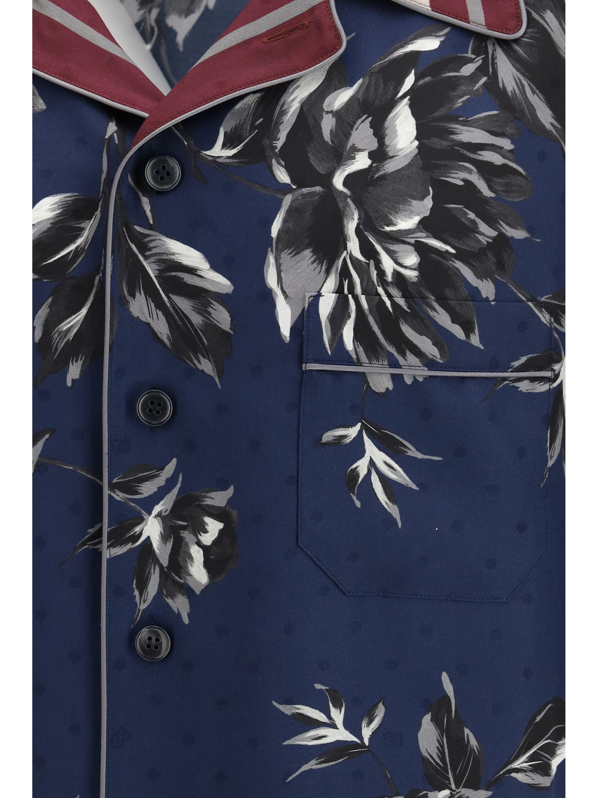 Dolce & Gabbana Silk Short-Sleeve Shirt Size US XXL / EU 58 / 5 - 3 Thumbnail