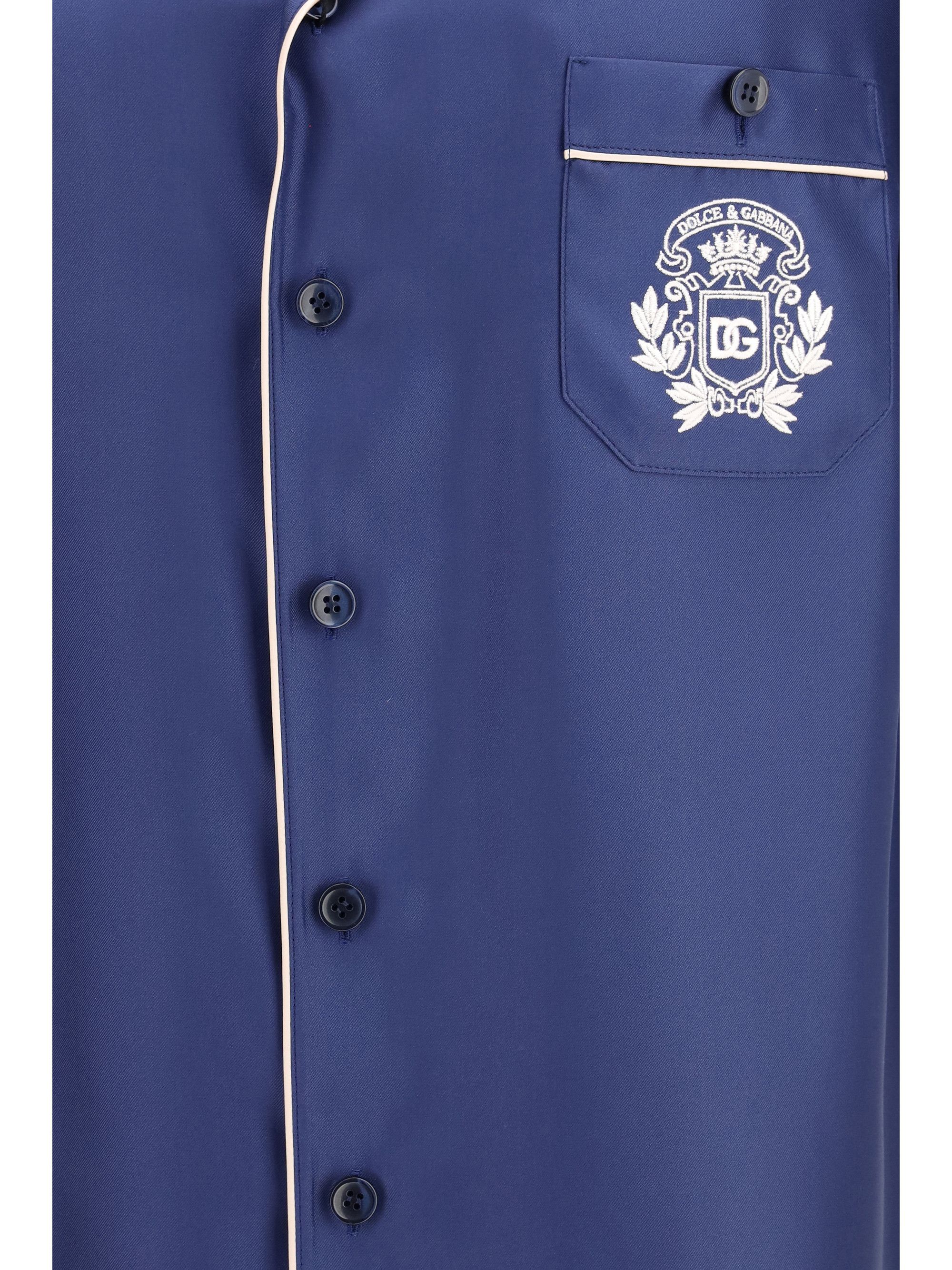 Dolce & Gabbana Hawaii piping-embroidered Shirt Size US L / EU 52-54 / 3 - 3 Thumbnail