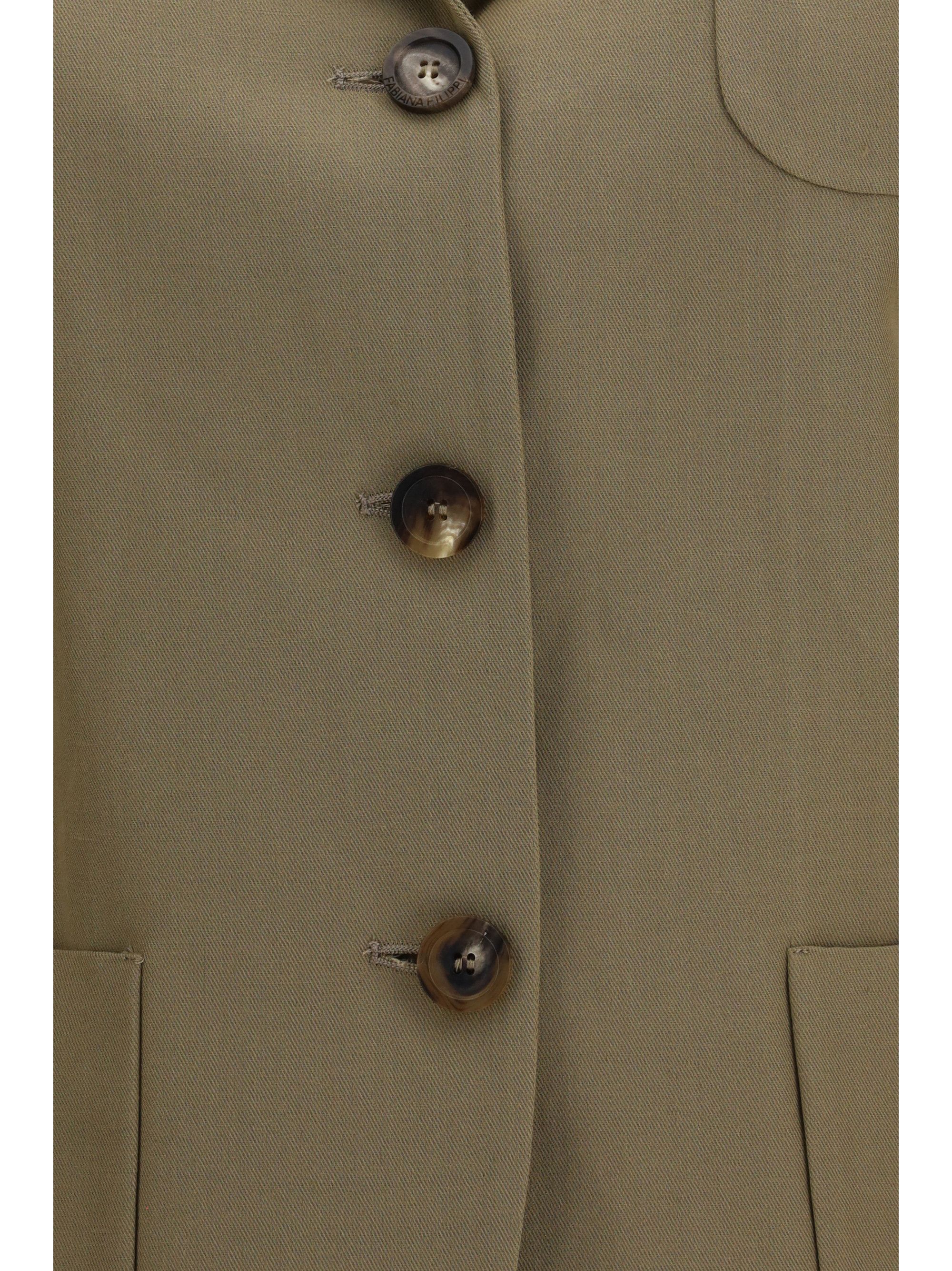 Fabiana Filippi Pocket Blazer Size L / US 10 / IT 46 - 3 Thumbnail