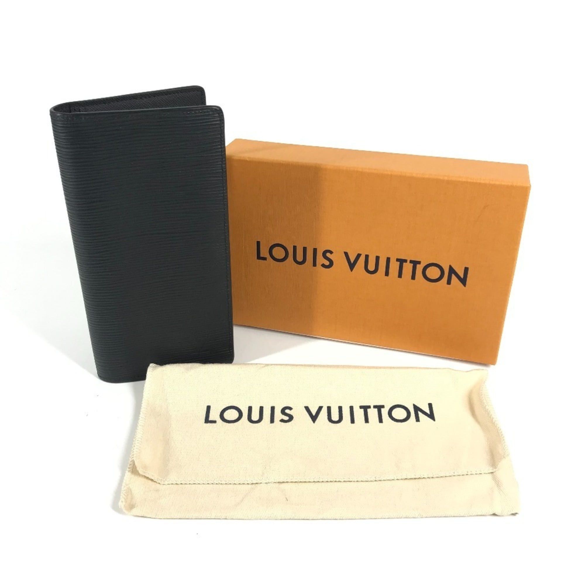 Louis Vuitton LOUIS VUITTON M60622 Epi Portefeuille Brazza Bi-fold Long Wallet, Leather, Men's/Women's, Noir Black Size ONE SIZE - 14 Thumbnail