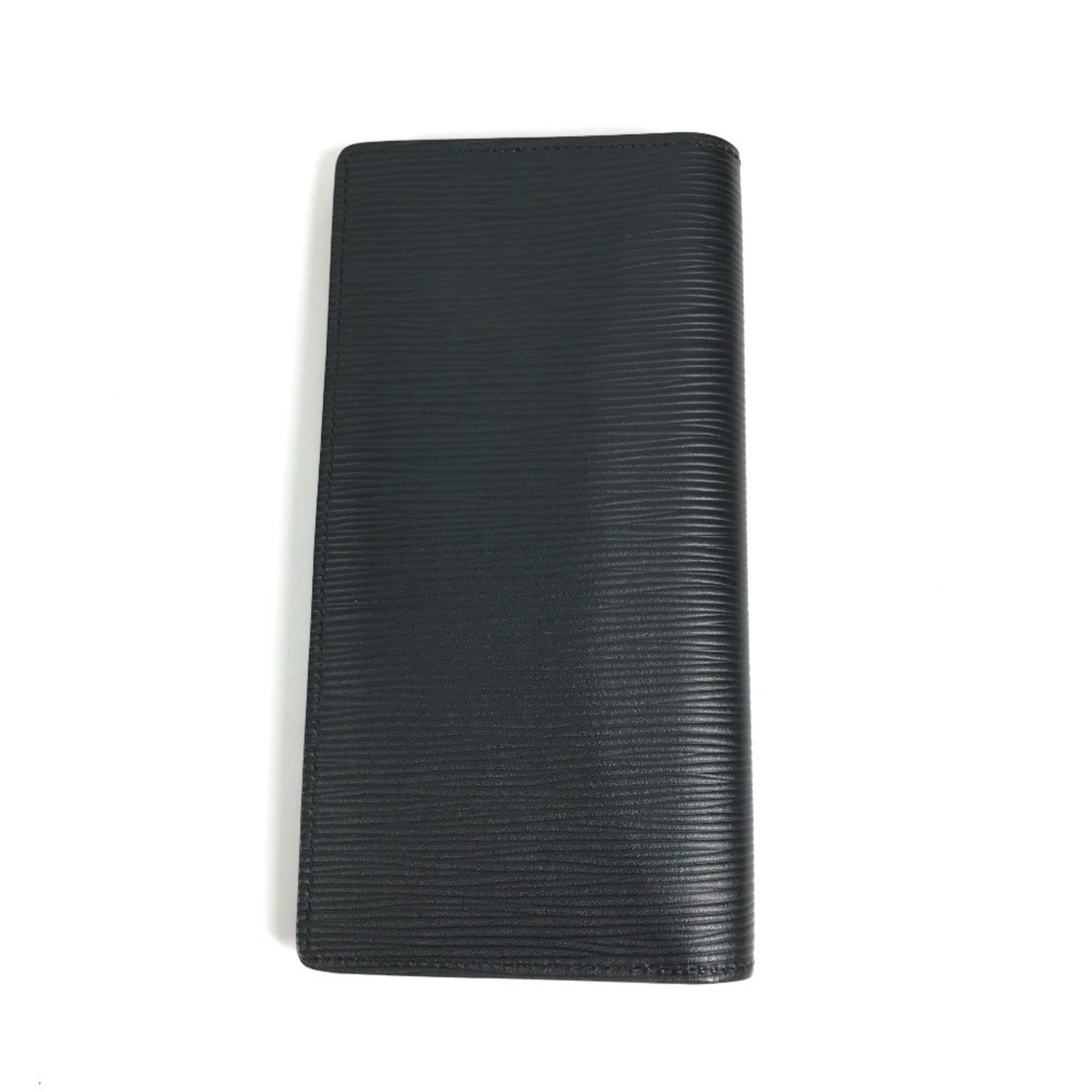 Louis Vuitton LOUIS VUITTON M60622 Epi Portefeuille Brazza Bi-fold Long Wallet, Leather, Men's/Women's, Noir Black Size ONE SIZE - 2 Thumbnail